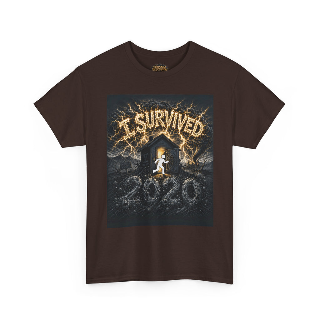 I Survived 2020 — Original Design Teaser Tee | Season 1 Premiere Drop Unisex Heavy Cotton Tee