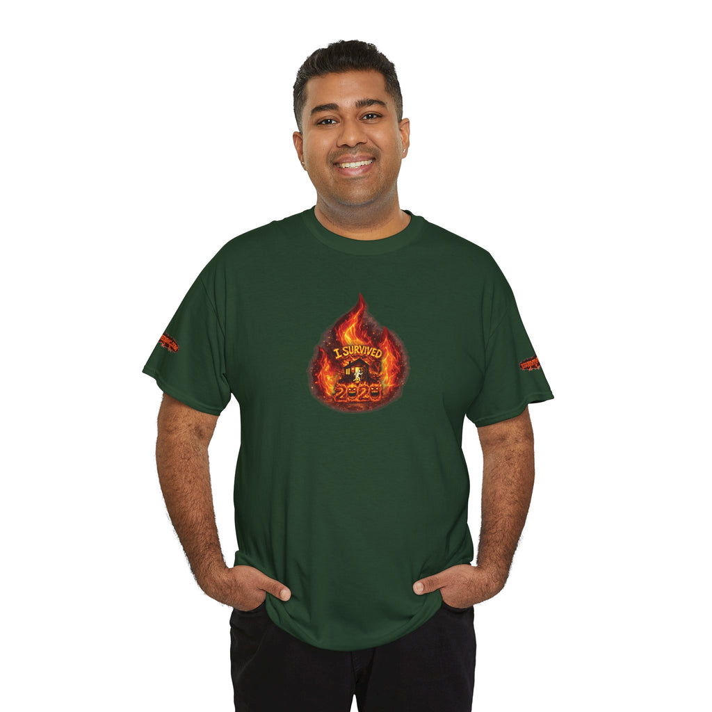 I Survived 2020 — WILDFIRES S2:E1: Director's Cut Special Edition "Berry Creek" Memorial Unisex Heavy Cotton Tee