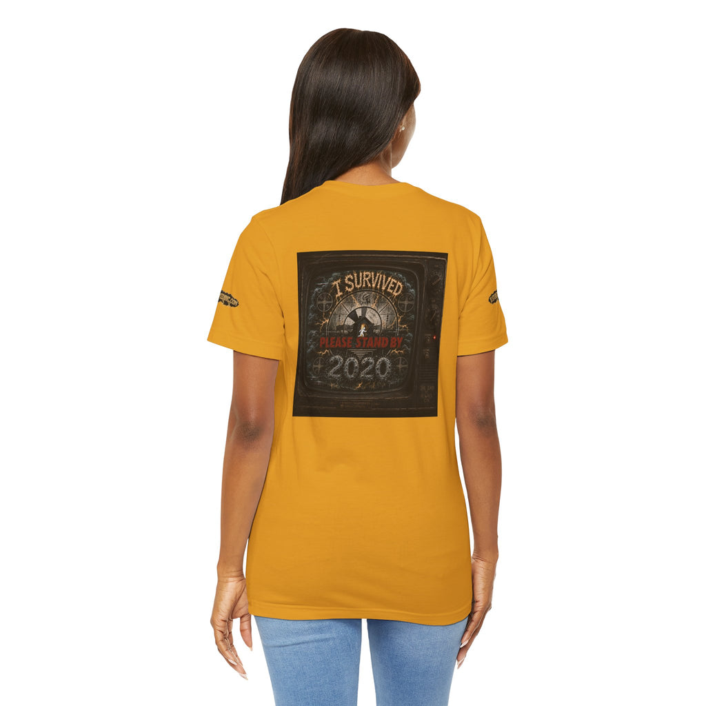 I Survived 2020 — "Please Stand By" Test Pattern Tee Special Edition Summer Premier Unisex Jersey Short Sleeve Tee