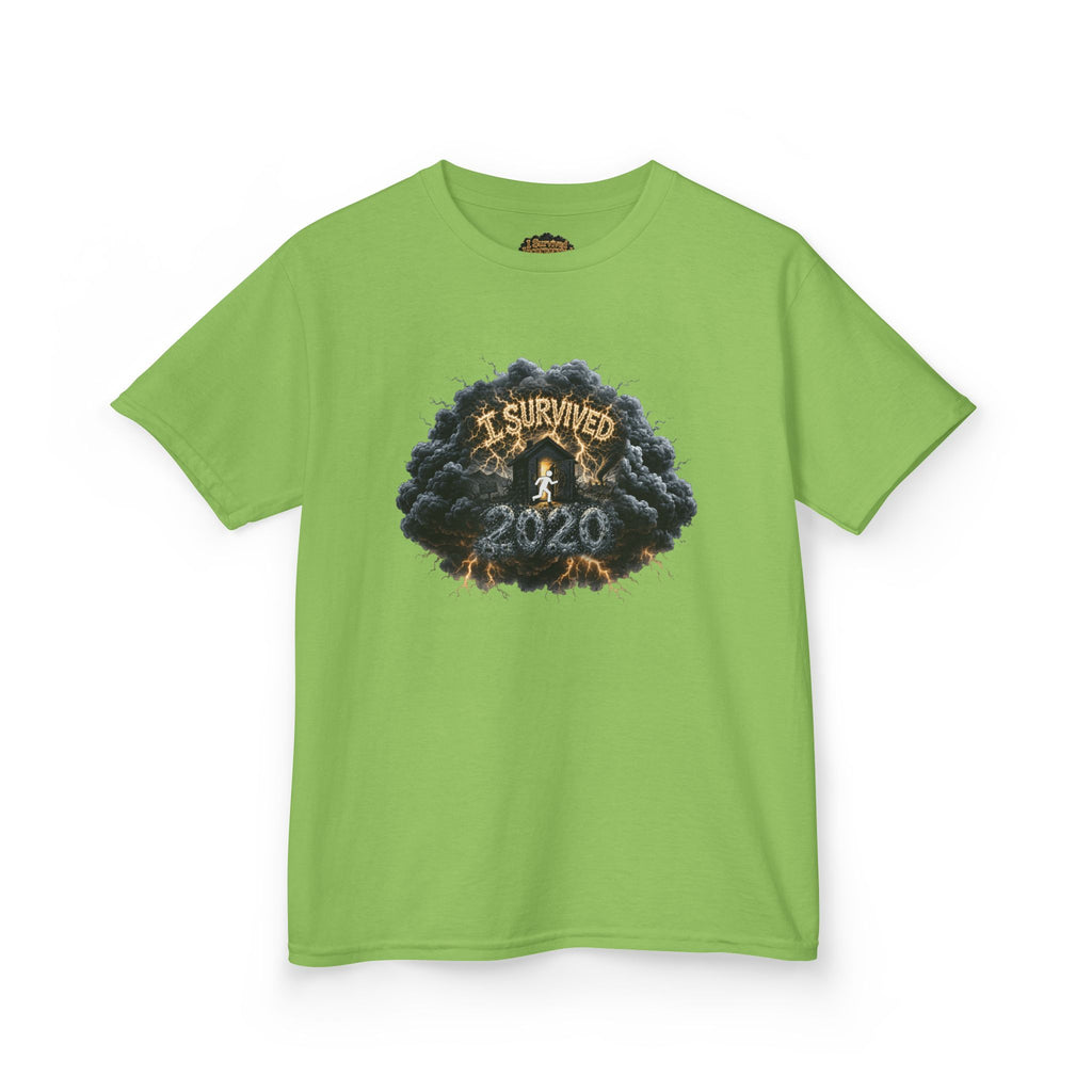 I Survived 2020 — Director's Cut Original Design Teaser Tee | Season 1 Premiere Drop Kids Heavy Cotton™ Tee
