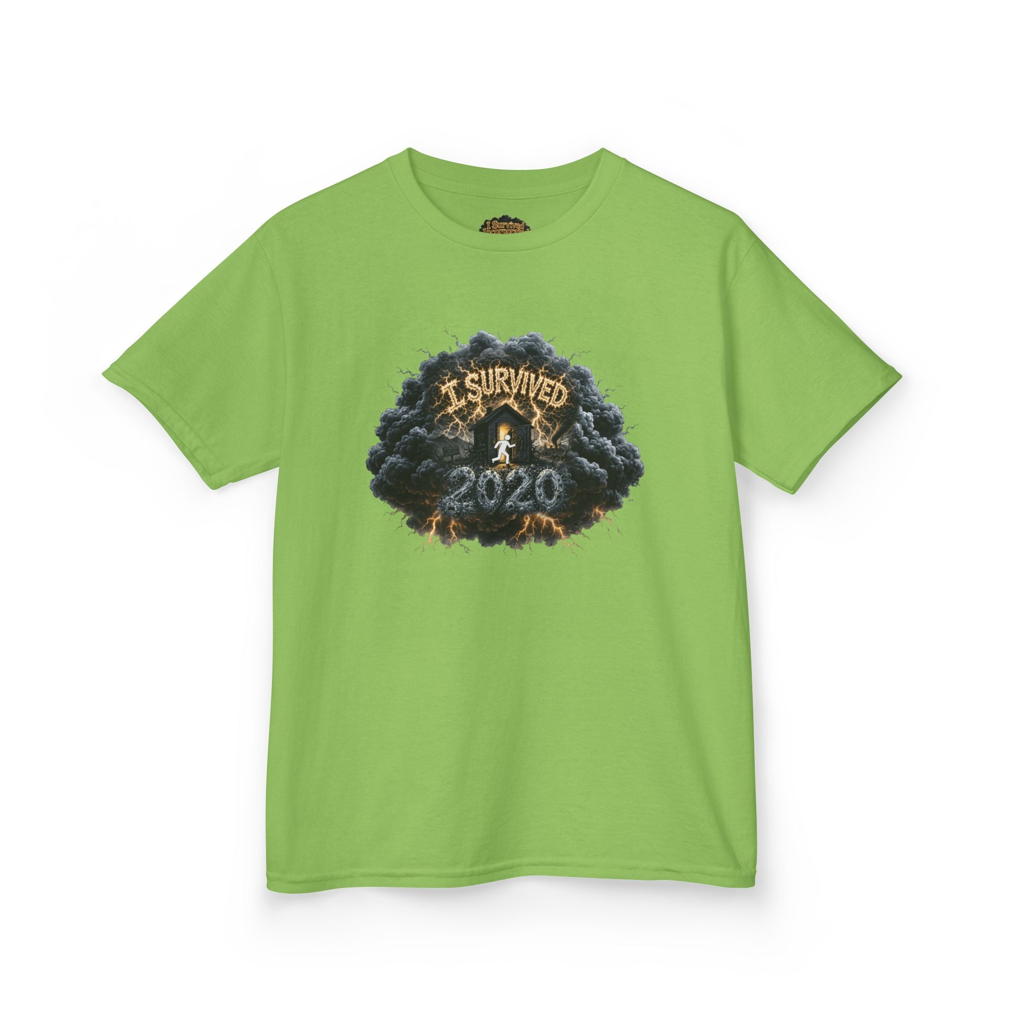 I Survived 2020 — Director's Cut Original Design Teaser Tee | Season 1 Premiere Drop Kids Heavy Cotton™ Tee