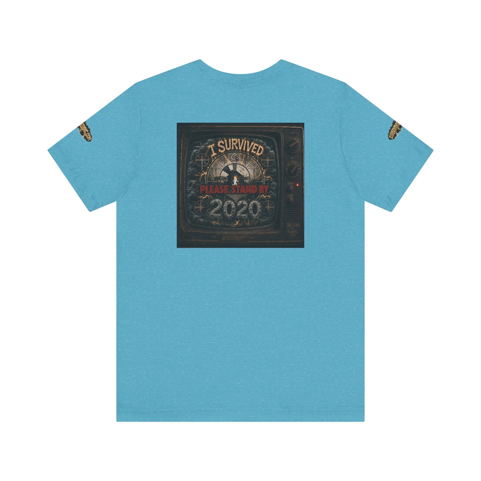 I Survived 2020 — "Please Stand By" Test Pattern Tee Special Edition Summer Premier Unisex Jersey Short Sleeve Tee