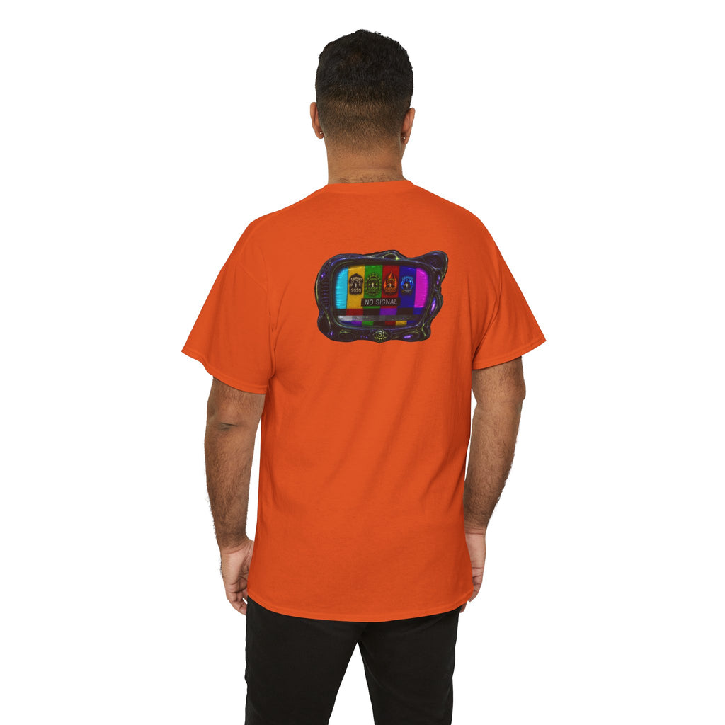 I Survived 2020 — "No Signal" Test Pattern Tee Alien Broadcast Finale Summer Premiere Unisex Heavy Cotton Tee