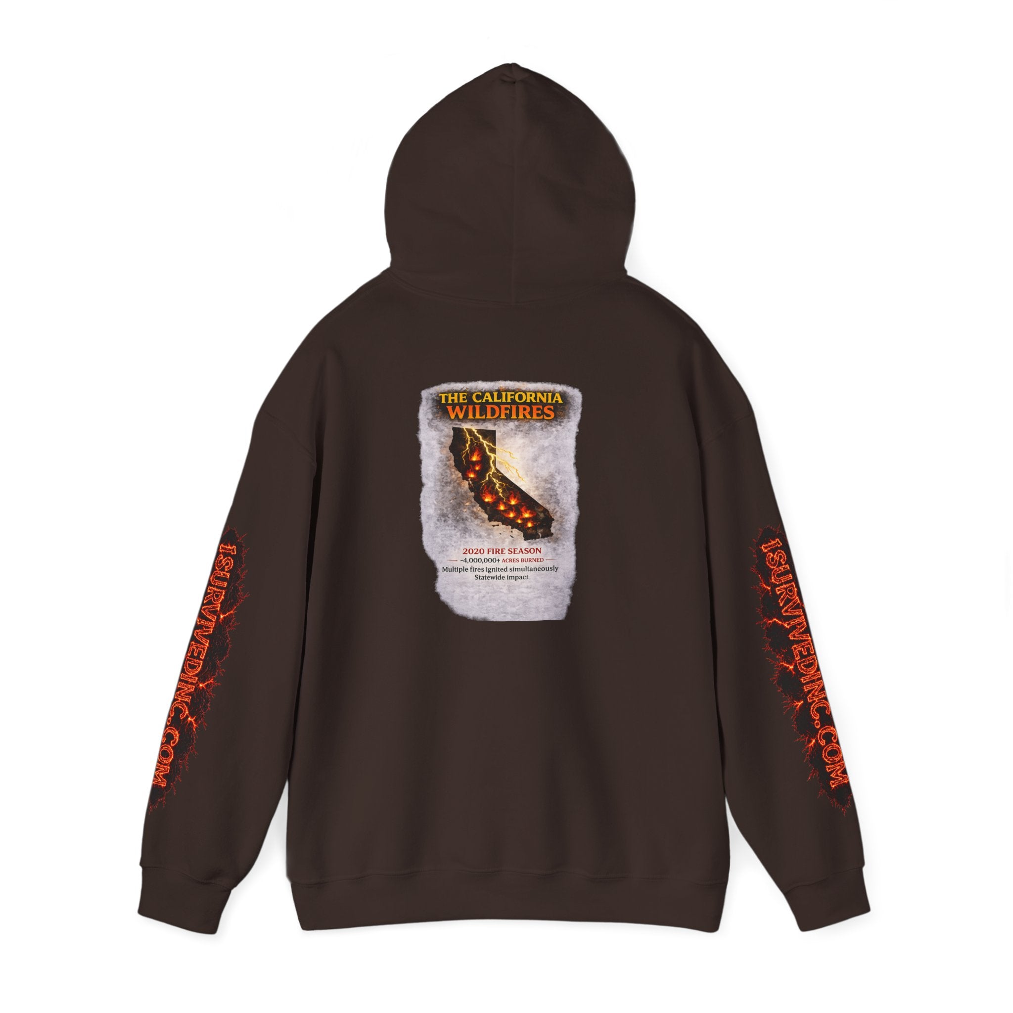 I Survived 2020 — S2:E3 "The California Wildfires" | Wildfire Edition Memorial Hoodie Sweatshirt