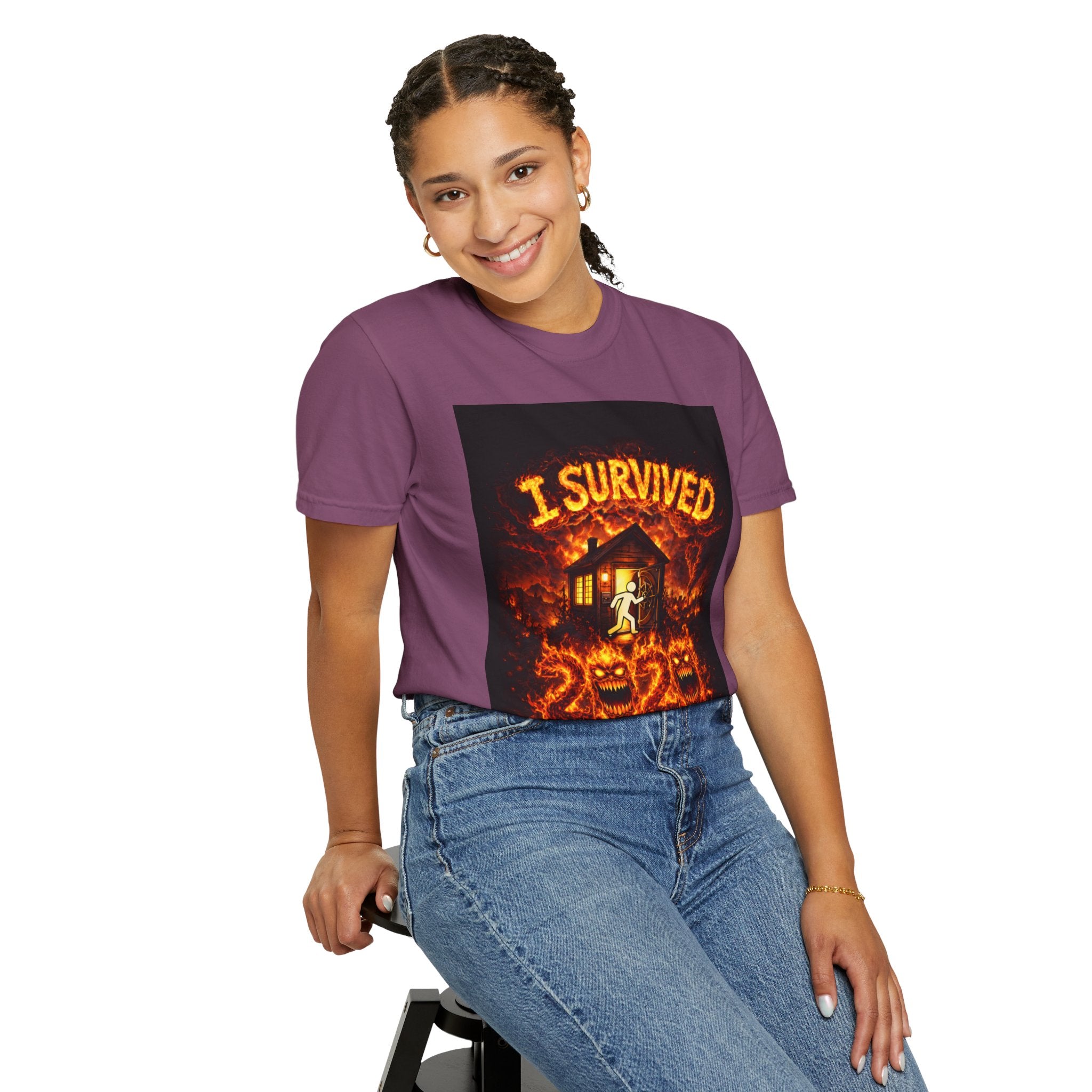 I Survived 2020 — S2:E2 "The Bobcat Fire" | Wildfire Edition Memorial Unisex Garment-Dyed T-shirt