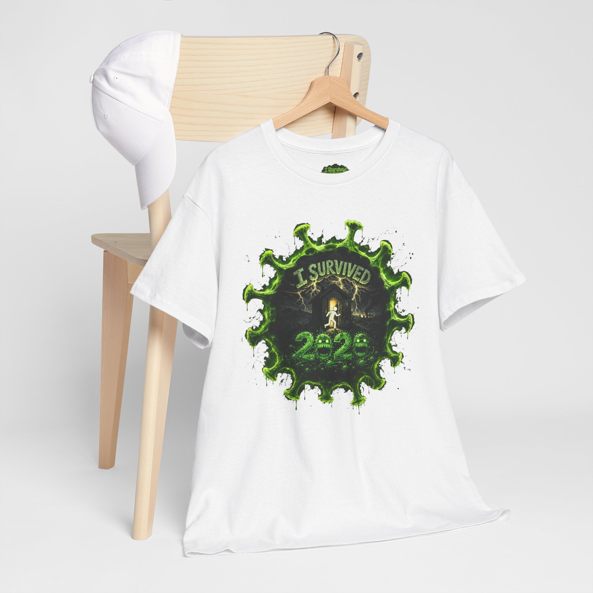 I Survived 2020 — Director's Cut S1:E2 "The Coming of COVID" | Pandemic Edition Unisex Heavy Cotton Tee