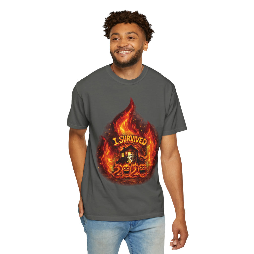 I Survived 2020 — Director's Cut S2:E4 "Western U.S. Wildfire Season" | Mid-Season Finale Pt. 1 | Wildfire Edition Memorial Unisex Garment-Dyed T-shirt