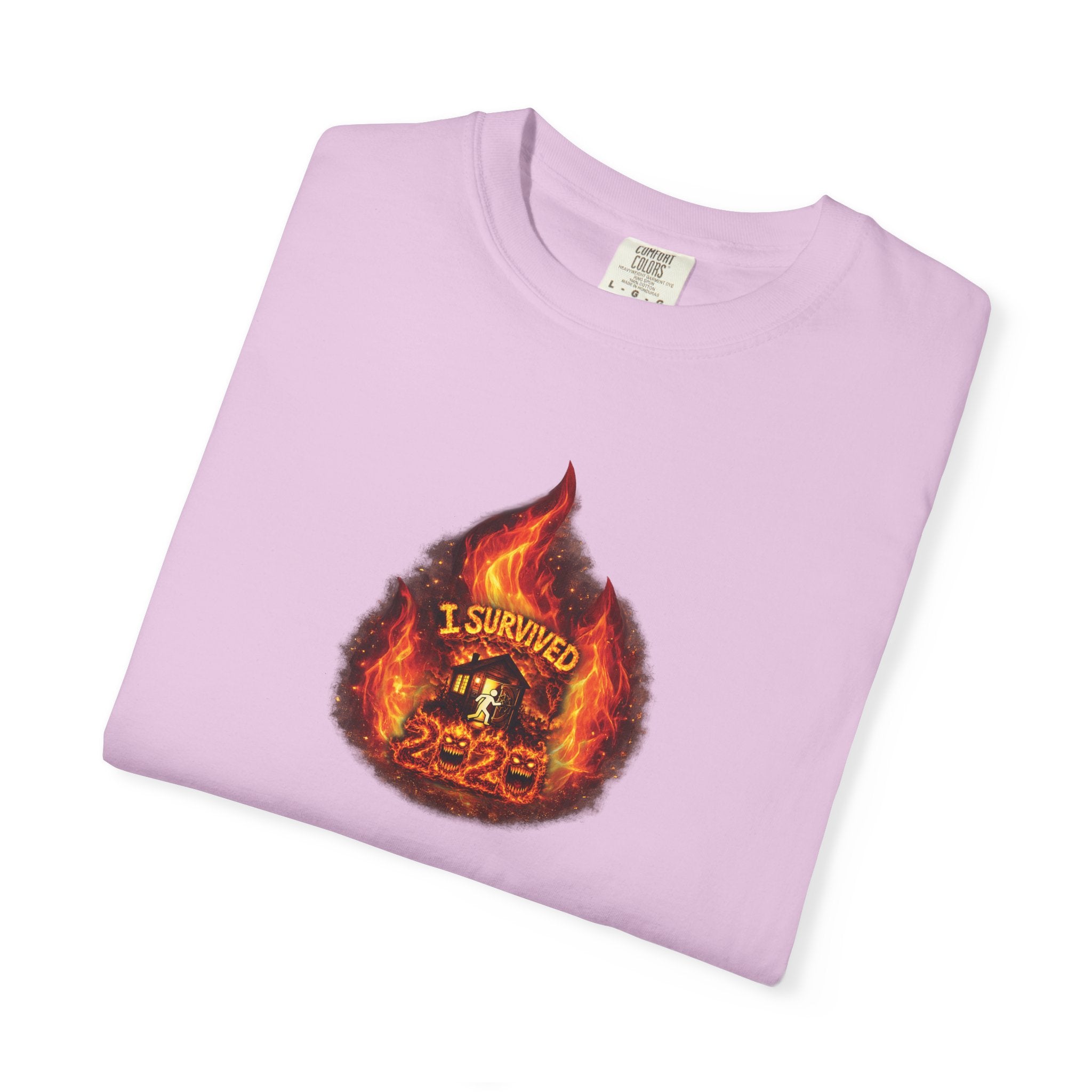 I Survived 2020 — WILDFIRES S2:E4: Director's Cut "Western U.S. Wildfire Season" Memorial Unisex Garment-Dyed T-shirt