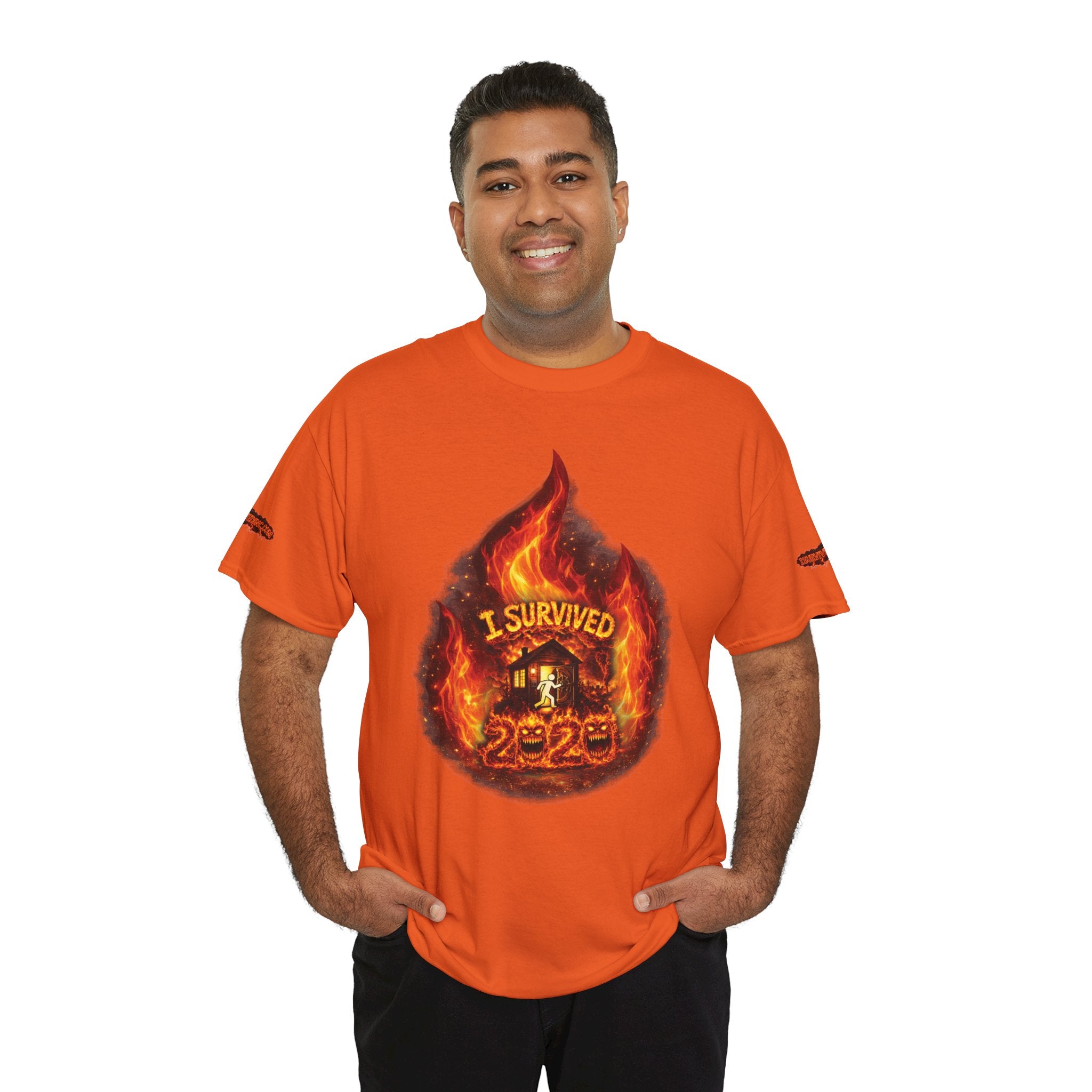 I Survived 2020 — Director's Cut S2:E3 "The California Wildfires" | Wildfire Edition Memorial Unisex Heavy Cotton Tee (SPECIAL EDITION)