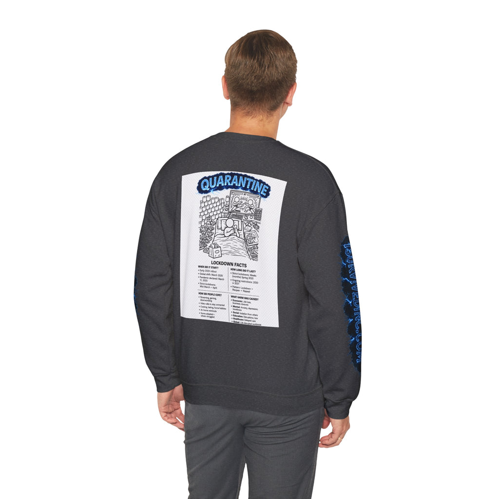 I Survived 2020 — S3:E1 "Quarantine" | Lockdown Edition Documentary Unisex Heavy Blend™ Crewneck Sweatshirt