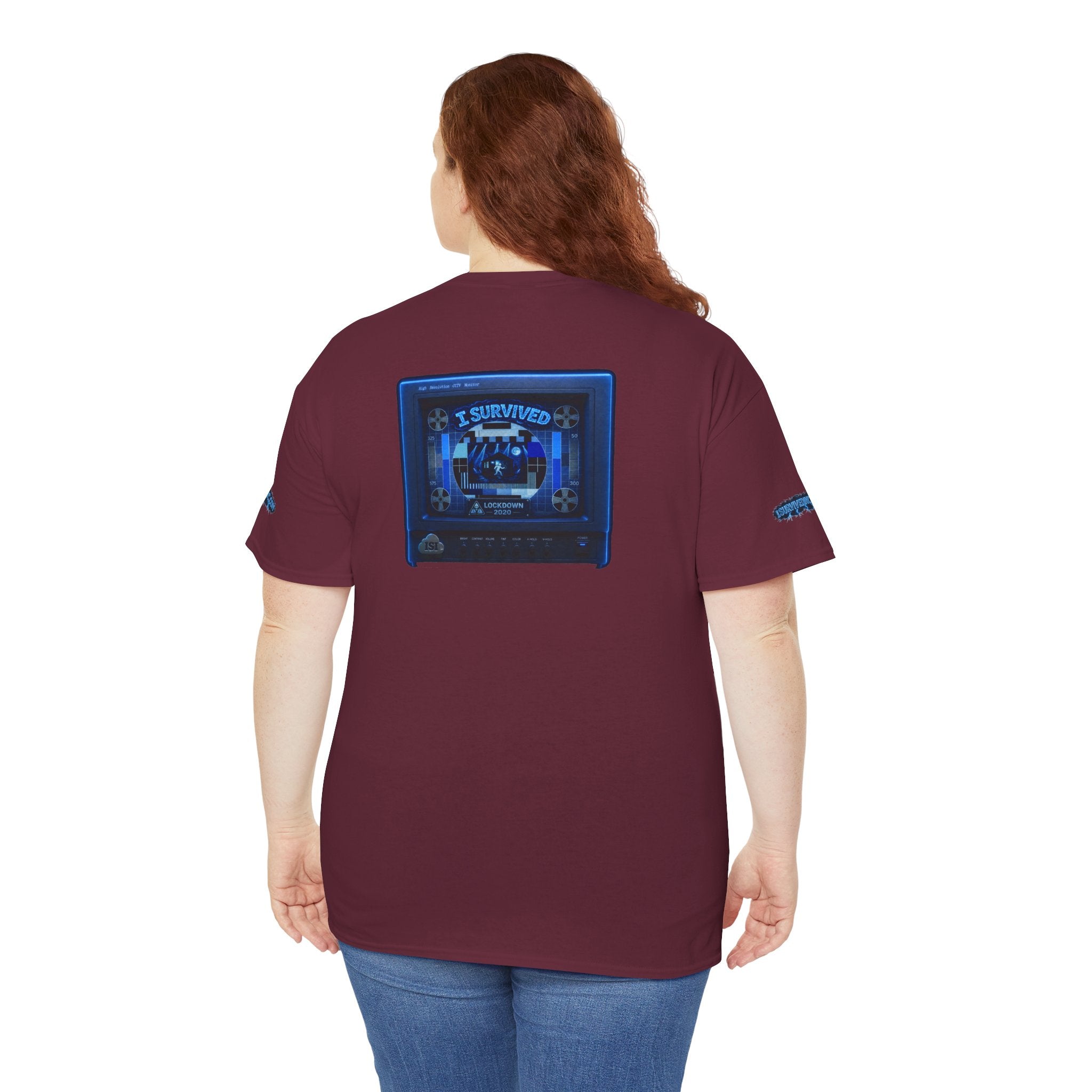 I Survived 2020 — "Please Stand By" Test Pattern Tee Lockdown Special Edition Summer Exclusive Unisex Heavy Cotton Tee