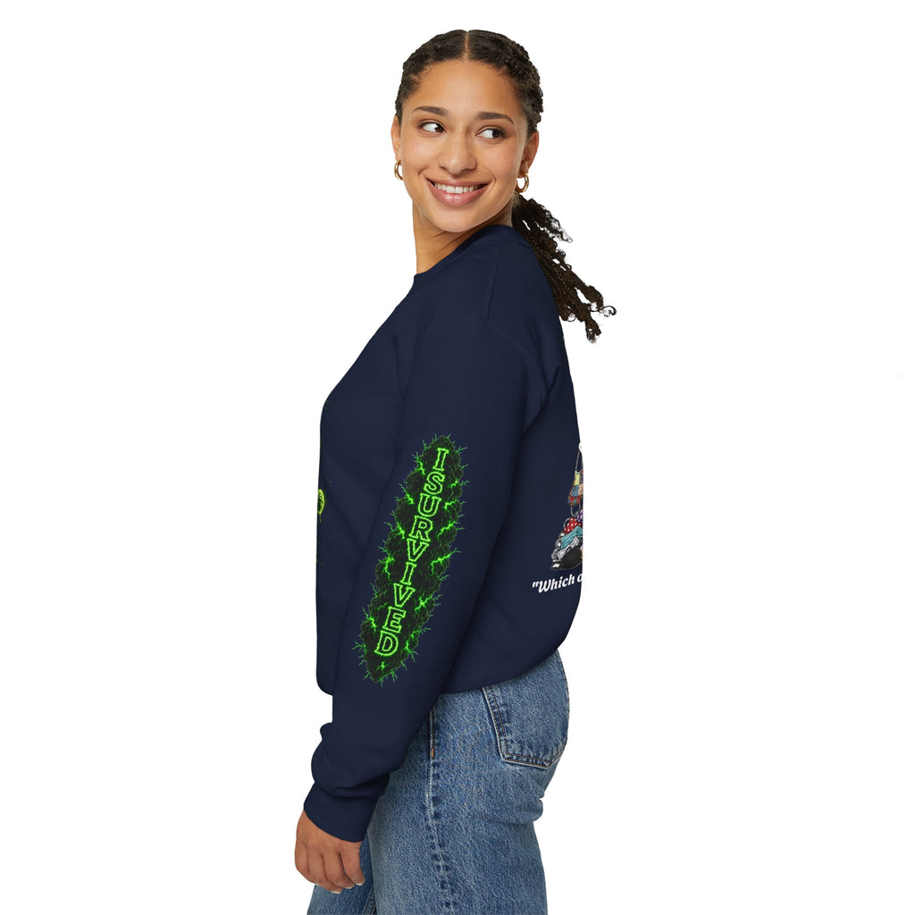 I Survived 2020 — Director's Cut S1:E4 "Mask Madness Mayhem Moment" | Pandemic Edition Unisex Heavy Blend™ Crewneck Sweatshirt