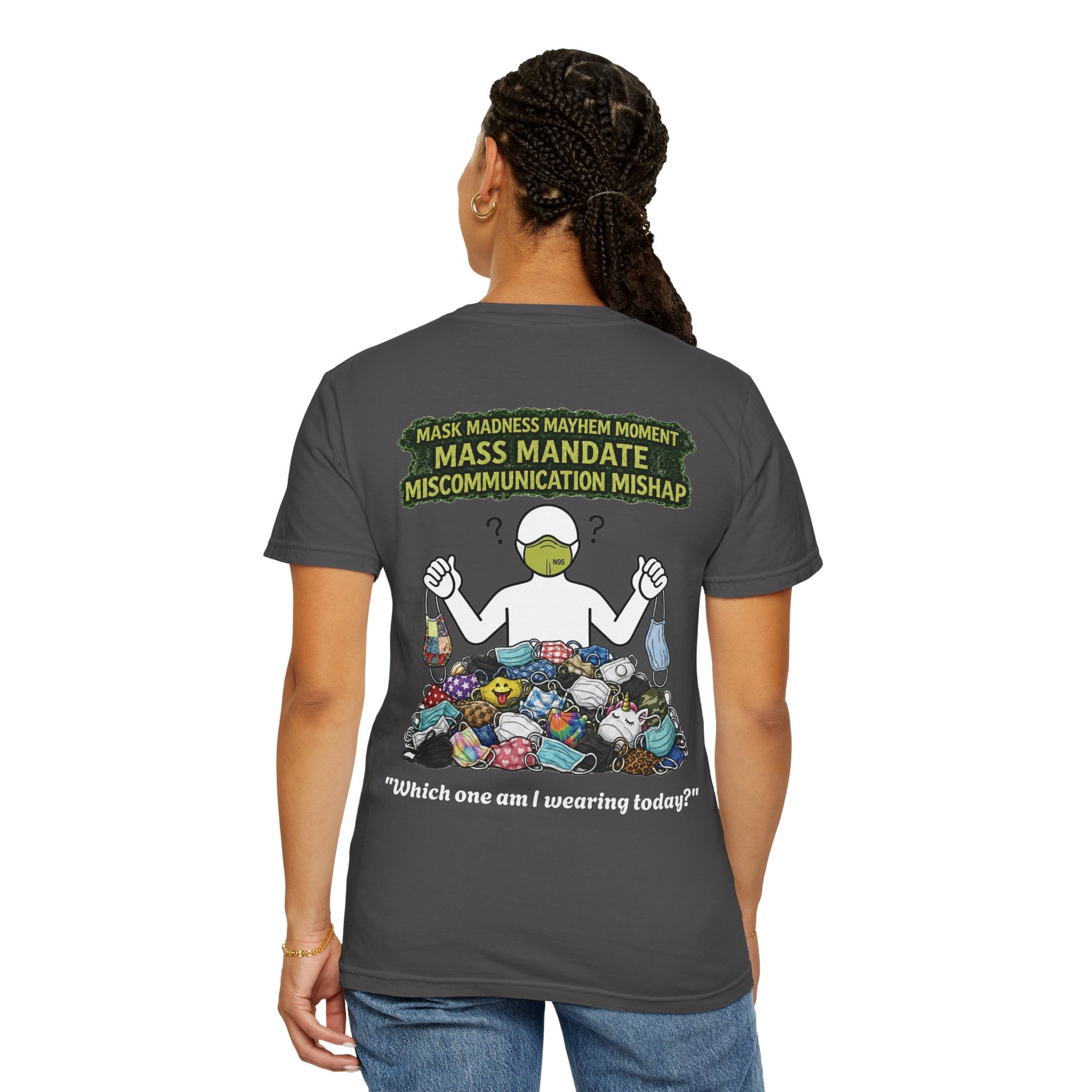 I Survived 2020 — Director's Cut S1:E4 "Mask Madness Mayhem Moment" | Pandemic Edition Unisex Garment-Dyed T-shirt
