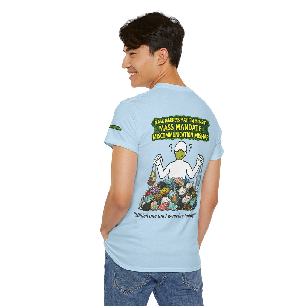 I Survived 2020 — PANDEMIC S1:E4: Director's Cut Special Edition "Mask Madness" Unisex Heavy Cotton Tee