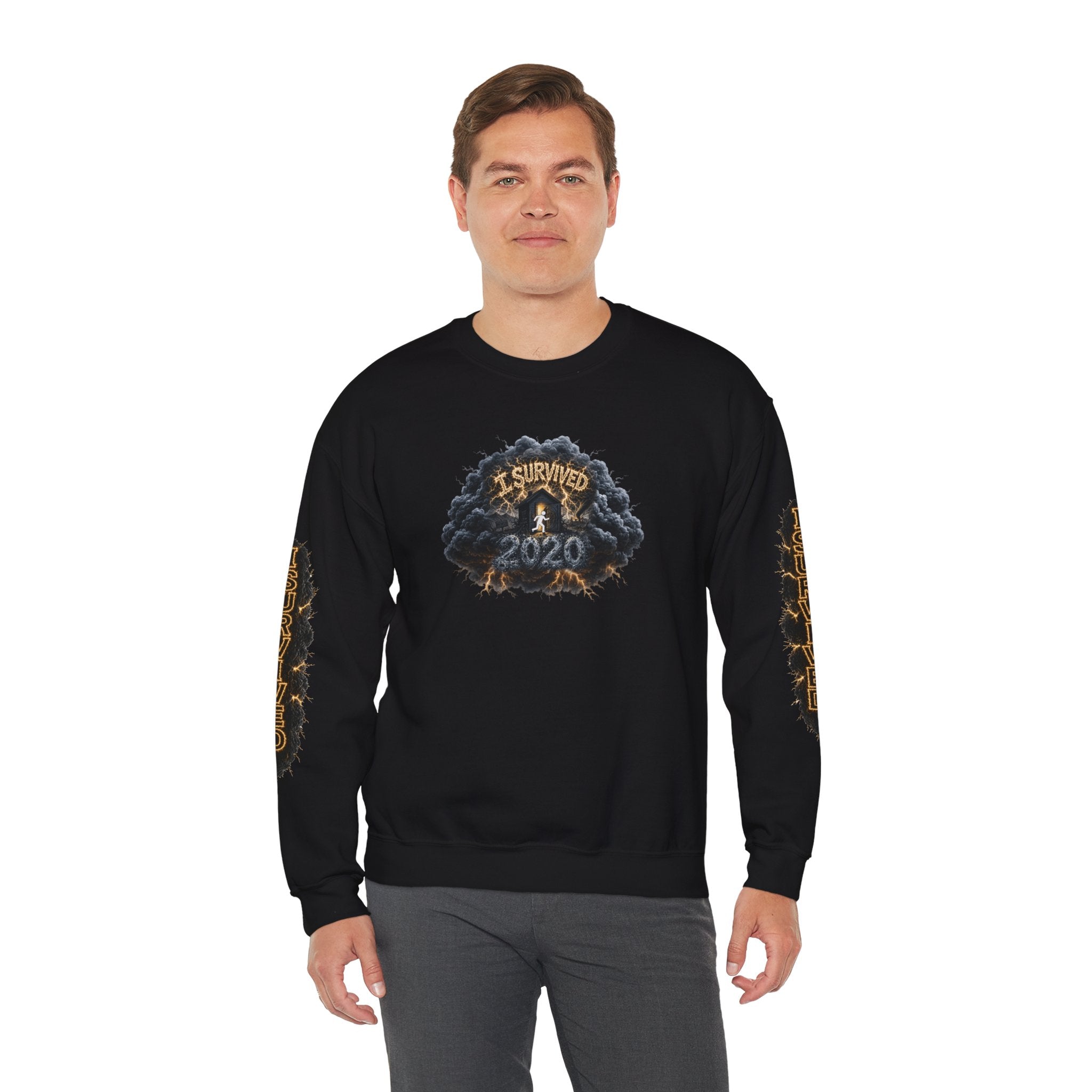I Survived 2020 — Original PILOT Design: Director's Cut Special Edition Unisex Heavy Blend™ Crewneck Sweatshirt