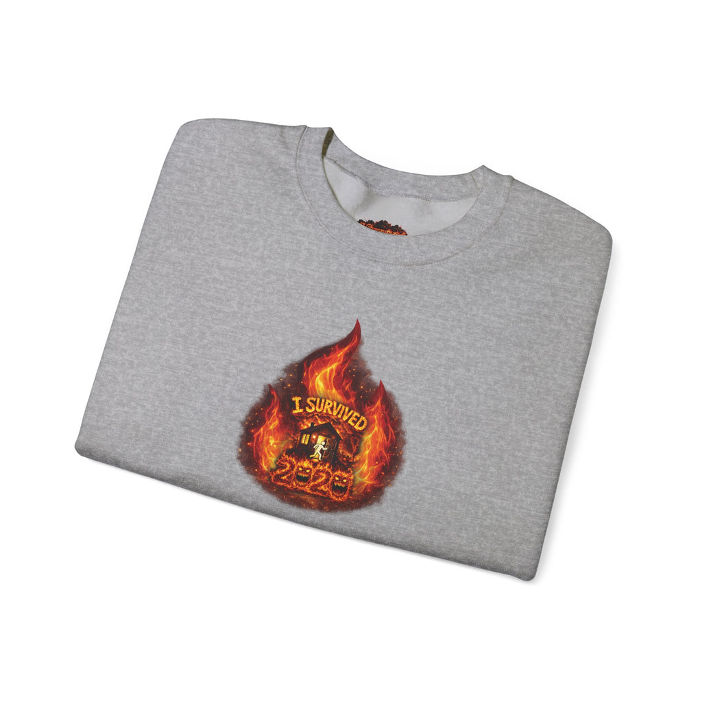 I Survived 2020 — WILDFIRES S2:E3: Director's Cut "The California Wildfires" Memorial Unisex Heavy Blend™ Crewneck Sweatshirt