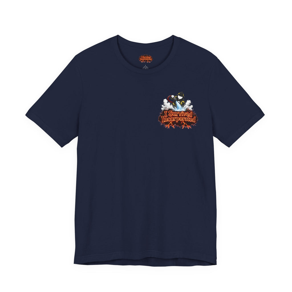 I Survived 2020 — "Please Stand By" Test Pattern Tee Wildfire Signal Edition Summer Premiere Unisex Jersey Short Sleeve Tee