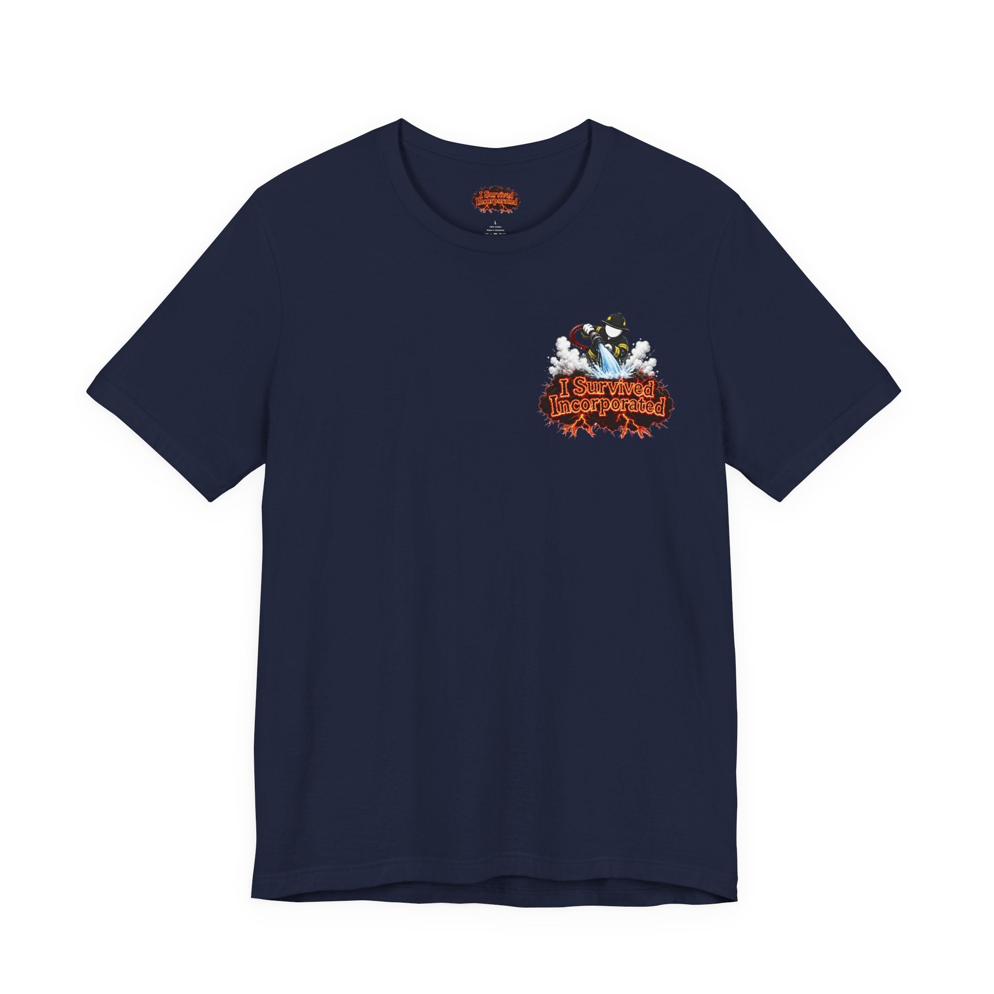 I Survived 2020 — "Please Stand By" Test Pattern Tee Wildfire Signal Edition Summer Premiere Unisex Jersey Short Sleeve Tee