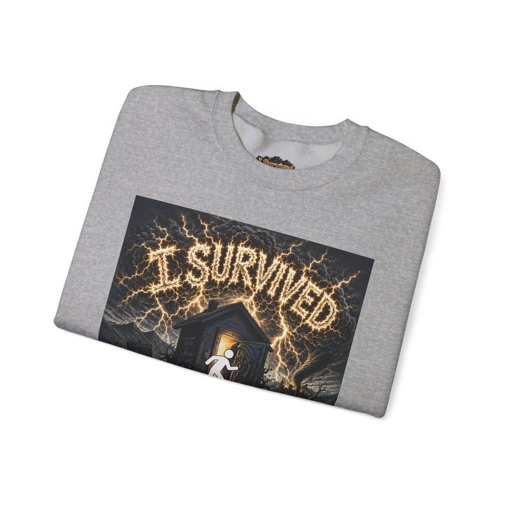 I Survived 2020 — Original Design Teaser Tee | Season 1 Premiere Drop Unisex Heavy Blend™ Crewneck Sweatshirt (SPECIAL EDITION)