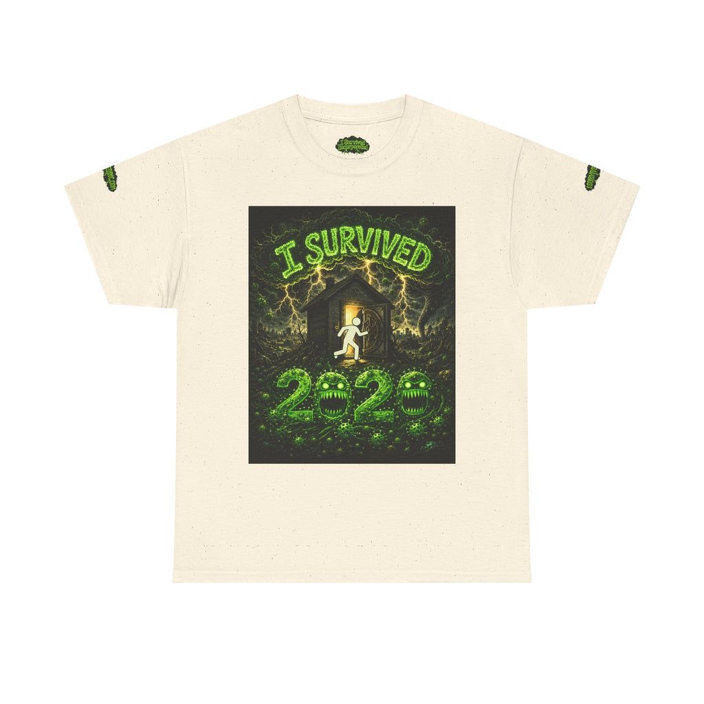 I Survived 2020 — PANDEMIC S1:E4: Special Edition "Mask Madness" Unisex Heavy Cotton Tee
