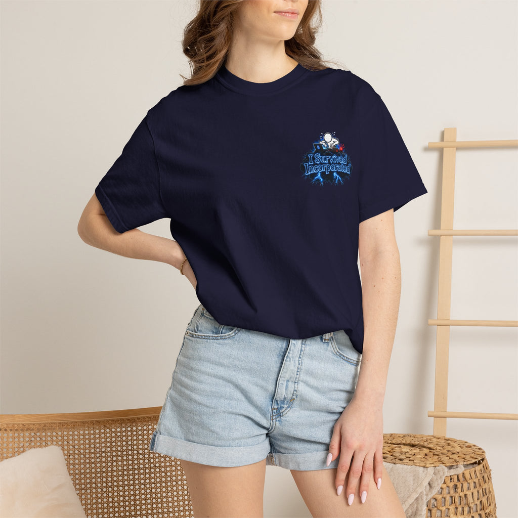 I Survived 2020 — "Please Stand By" Test Pattern Tee Lockdown Special Edition Summer Exclusive Unisex Garment-Dyed T-shirt