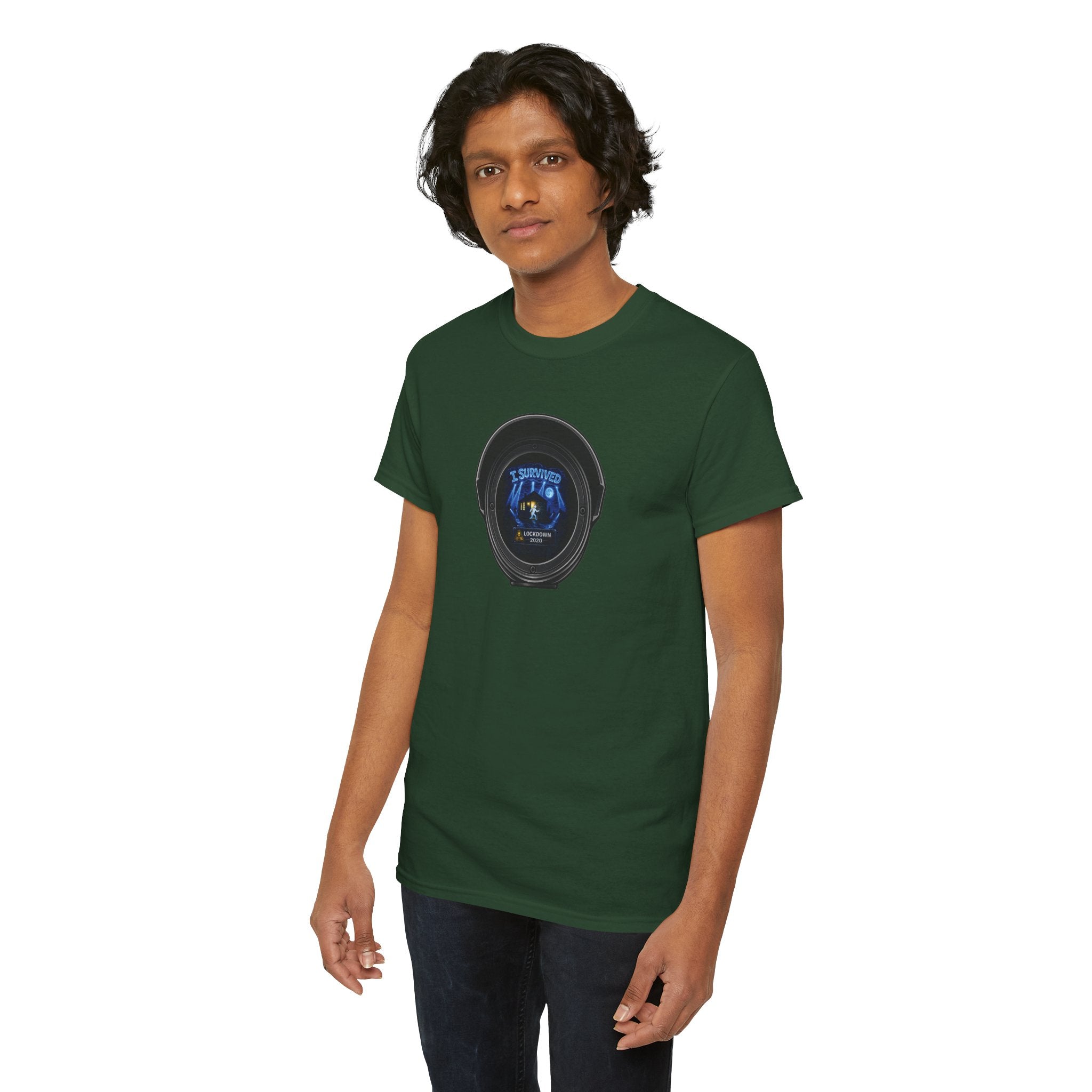 I Survived 2020 — LOCKDOWN S3:E4: Director's Cut "Working From Home" Unisex Heavy Cotton Tee