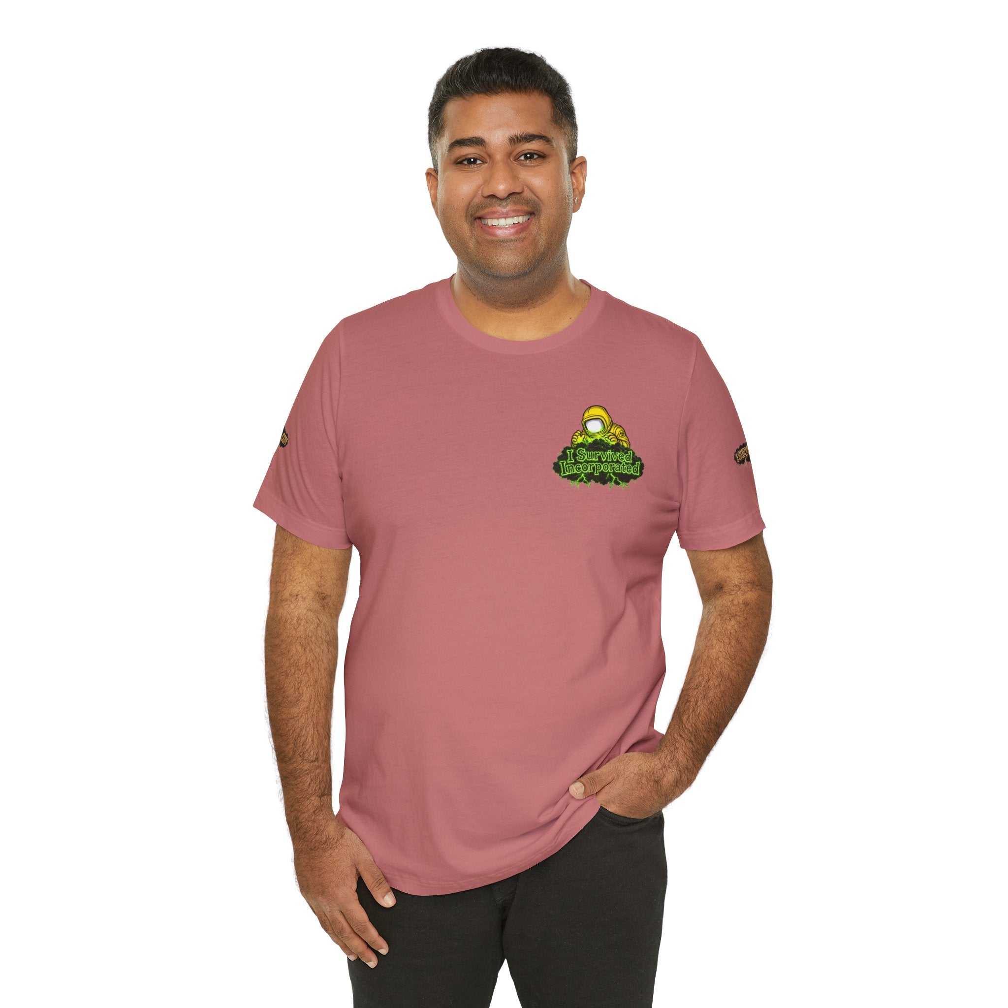I Survived 2020 — "Please Stand By" Test Pattern Toxic Signal Tee Special Edition Summer Premiere Unisex Jersey Short Sleeve Tee