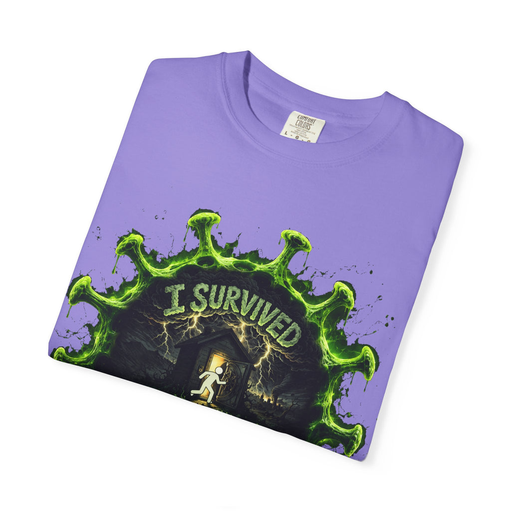 I Survived 2020 — Director's Cut S1:E3 "The Jab!" | Pandemic Edition Unisex Garment-Dyed T-shirt