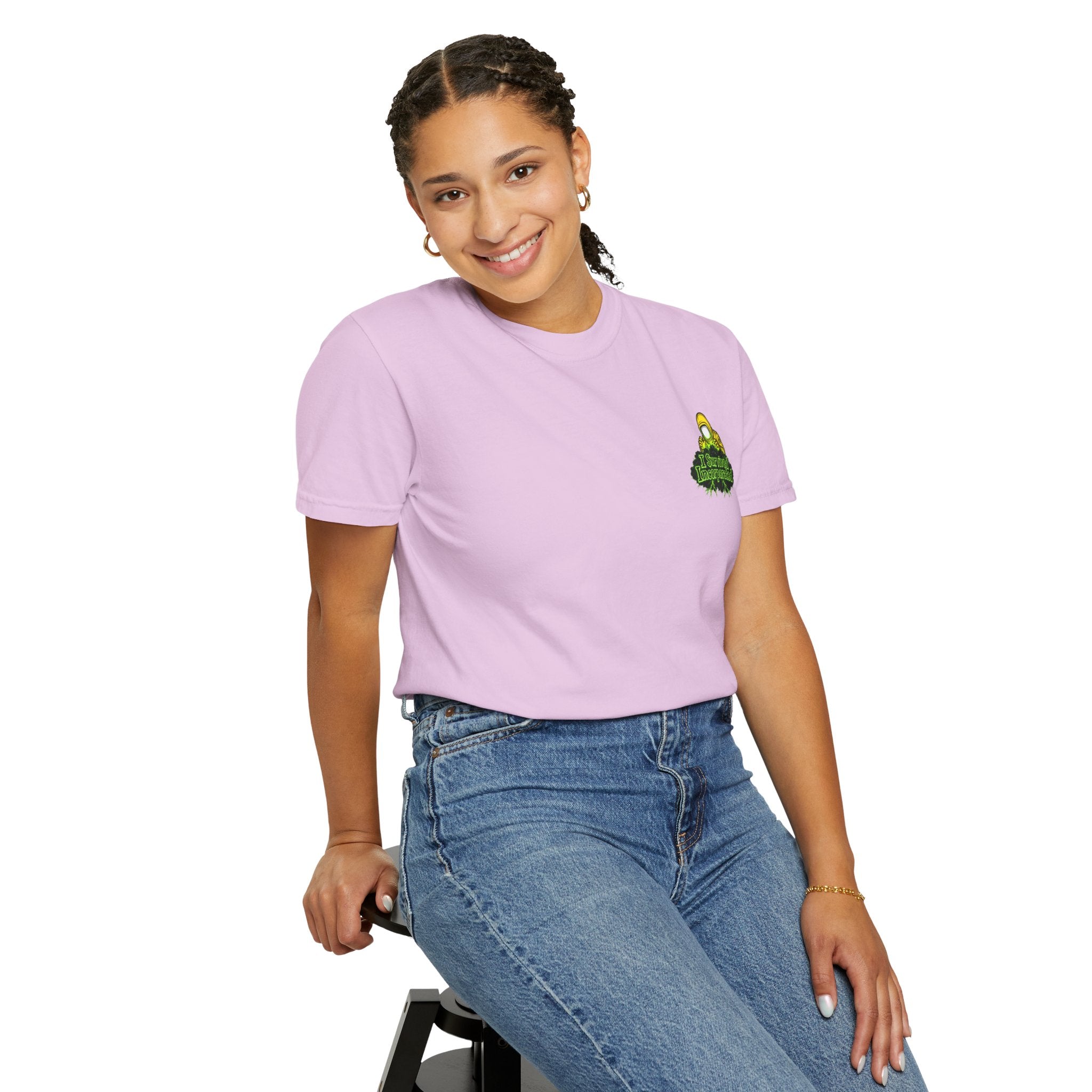 I Survived 2020 — "Please Stand By" Test Pattern Toxic Signal Tee Summer Premiere Unisex Garment-Dyed T-shirt
