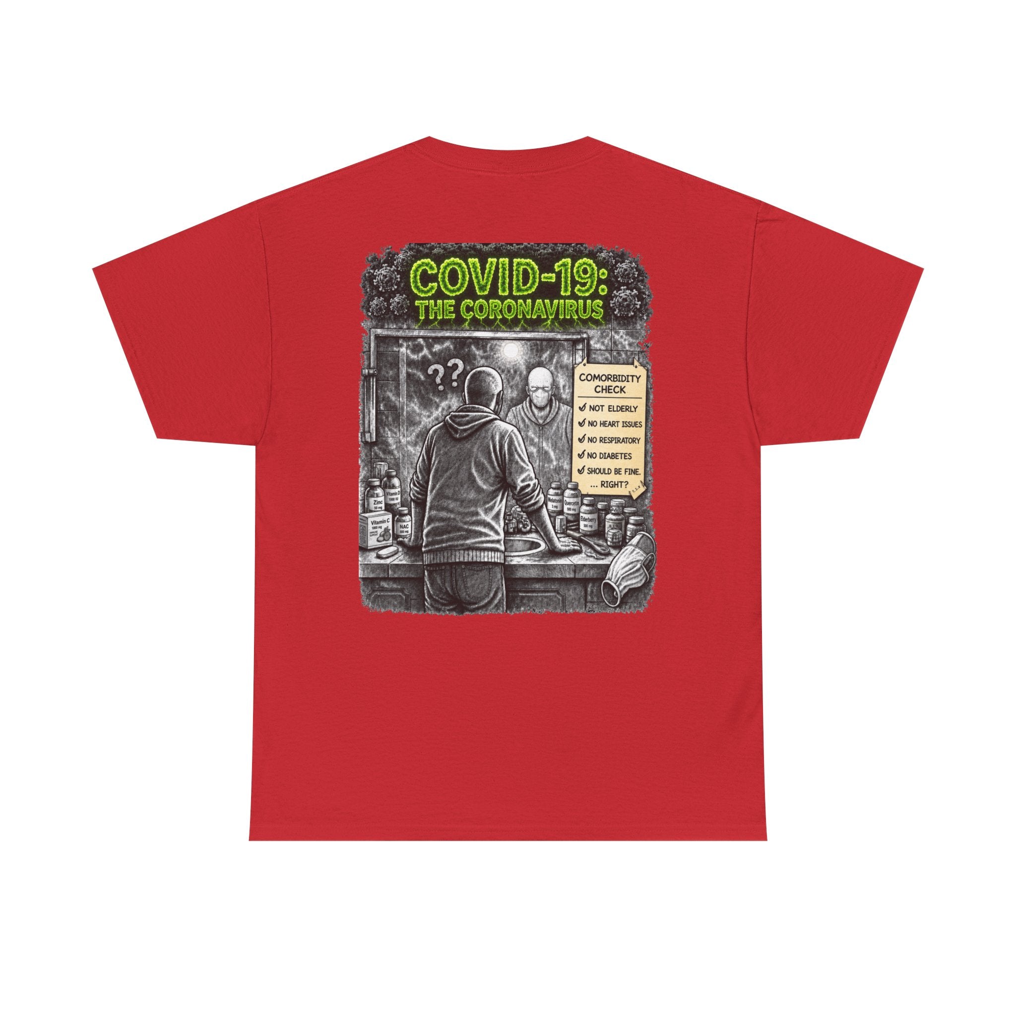 I Survived 2020 — Director's Cut S1:E1 "COVID-19: The Coronavirus" | Pandemic Edition Unisex Heavy Cotton Tee