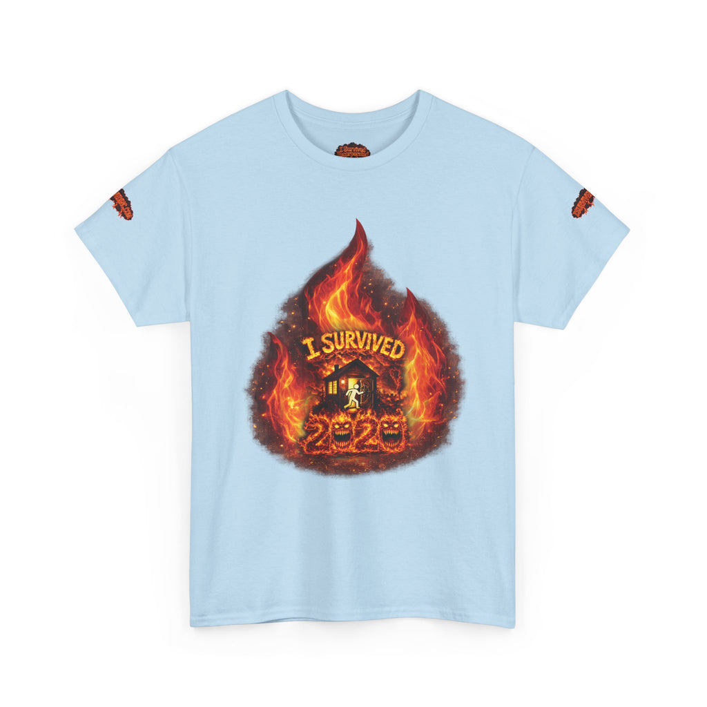 I Survived 2020 — Director's Cut S2:E3 "The California Wildfires" | Wildfire Edition Memorial Unisex Heavy Cotton Tee (SPECIAL EDITION)