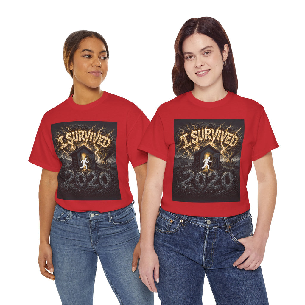 I Survived 2020 — Original PILOT Design Unisex Heavy Cotton Tee