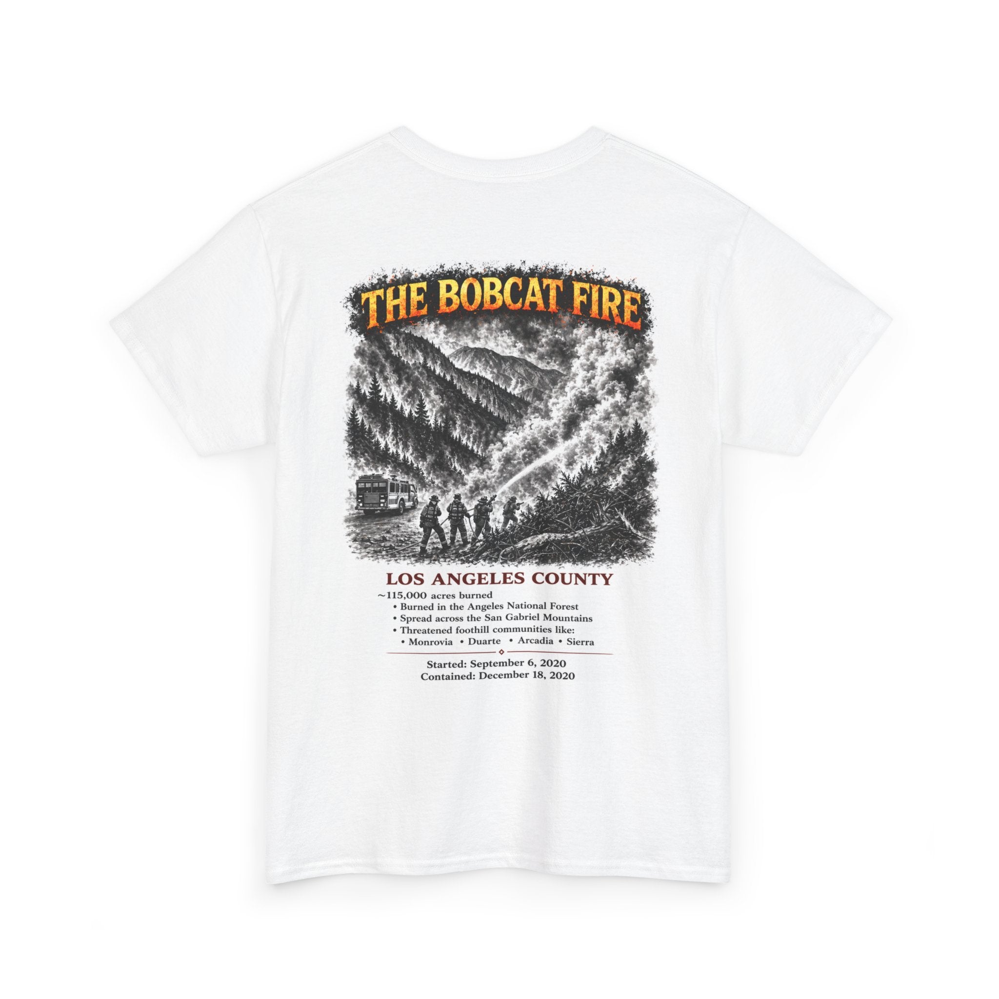 J'ai survécu à 2020 — S2:E2 "L'incendie de Bobcat" | T-shirt commémoratif Édition Incendie de forêt