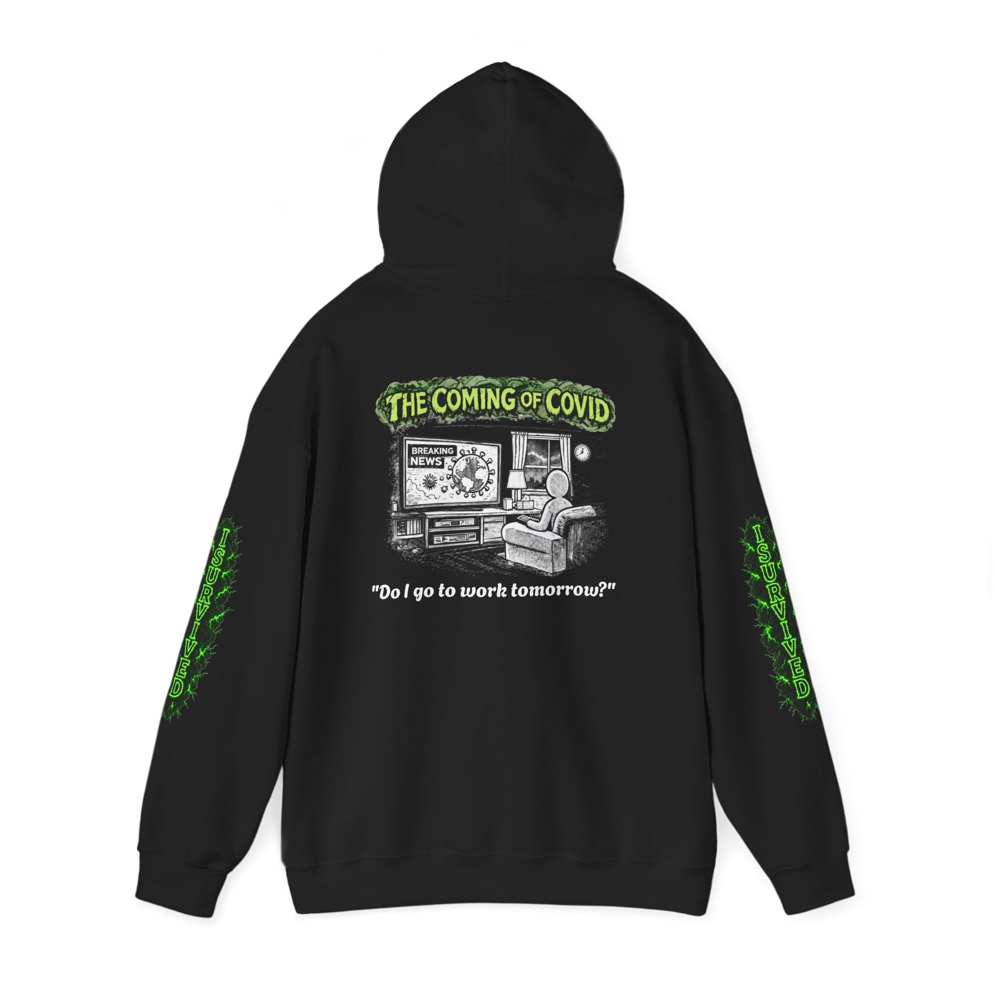 I Survived 2020 — Director's Cut S1:E2 "The Coming of COVID" | Pandemic Edition Hoodie Sweatshirt