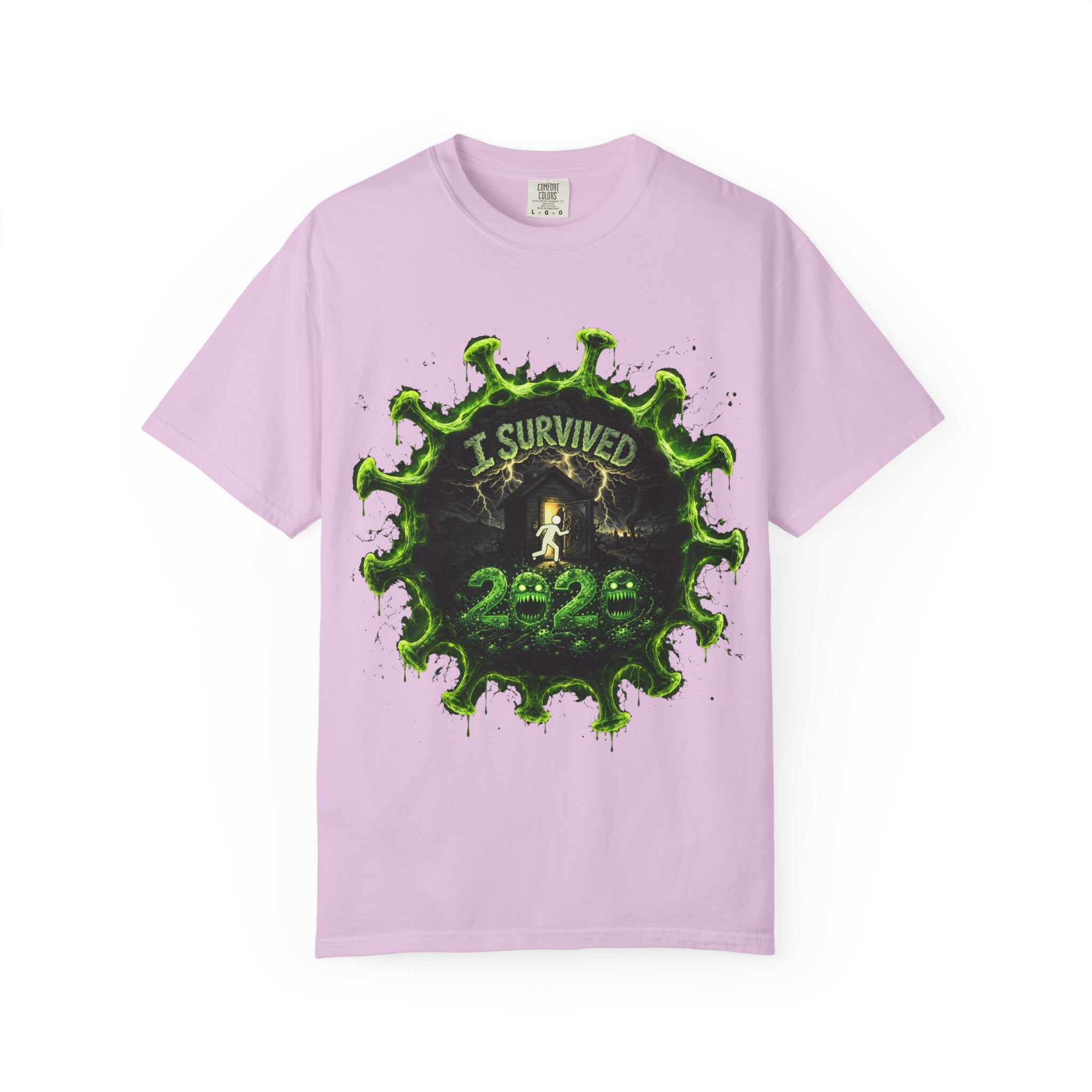 I Survived 2020 — Director's Cut S1:E4 "Mask Madness Mayhem Moment" | Pandemic Edition Unisex Garment-Dyed T-shirt