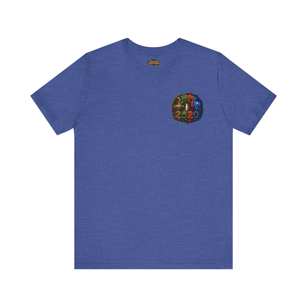 I Survived 2020 — "No Signal" Test Pattern Tee Alien Broadcast Finale Summer Premiere Unisex Jersey Short Sleeve Tee