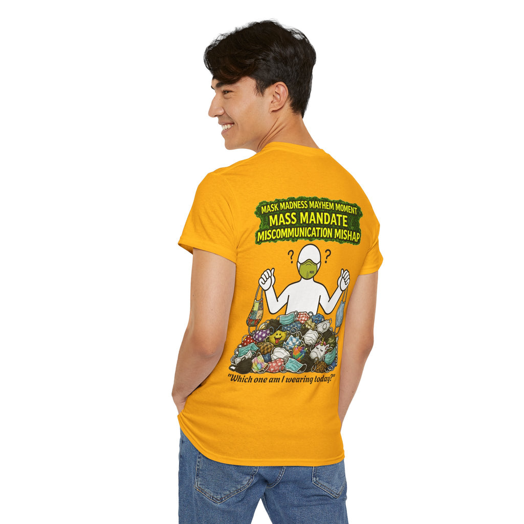 Sobreviví al 2020 — T1:E4 "Caos en Mascarillas: Un Momento de Locura" | Camiseta Unisex de Algodón Grueso Edición Pandemia (EDICIÓN ESPECIAL)