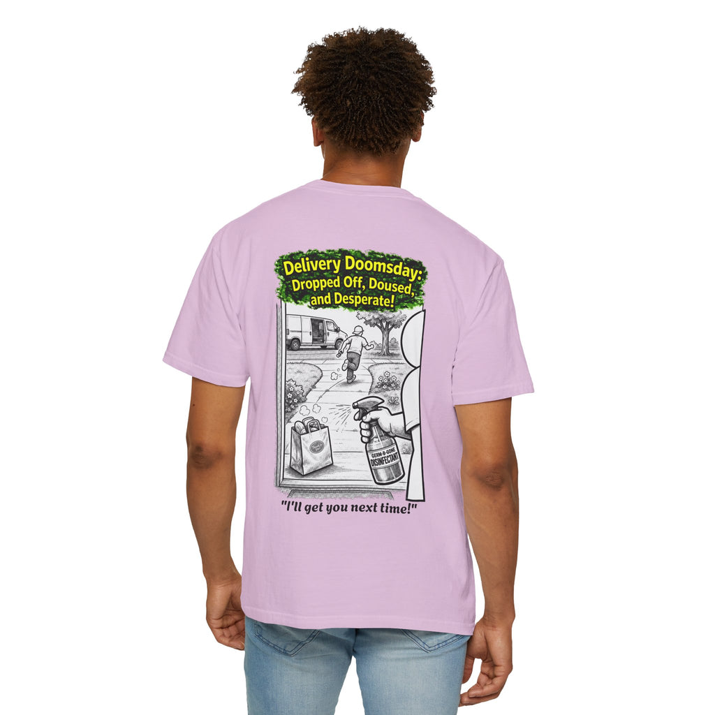 Sobreviví al 2020 — T1:E5 "Apocalipsis de Entregas" | Camiseta unisex teñida de edición Pandemia