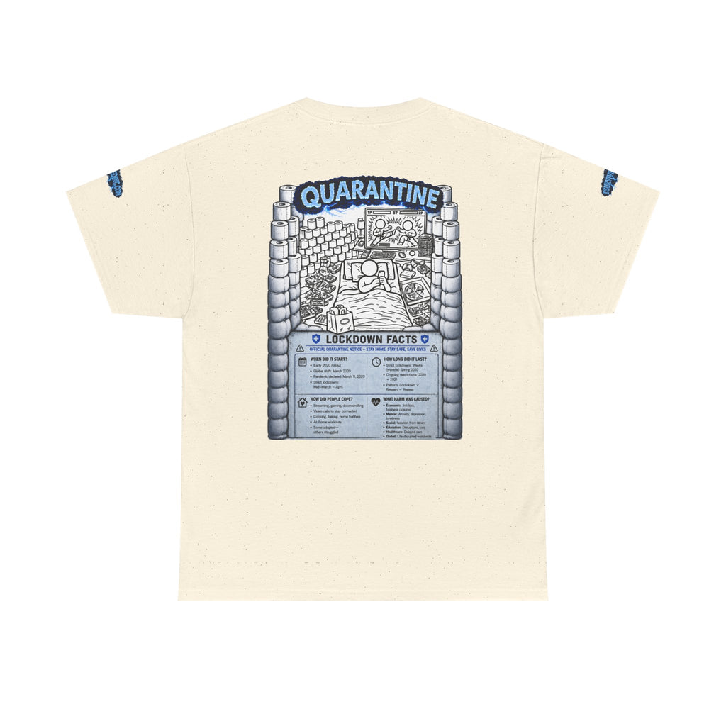 I Survived 2020 — LOCKDOWN S3:E1: Special Edition "Quarantine" Unisex Heavy Cotton Tee