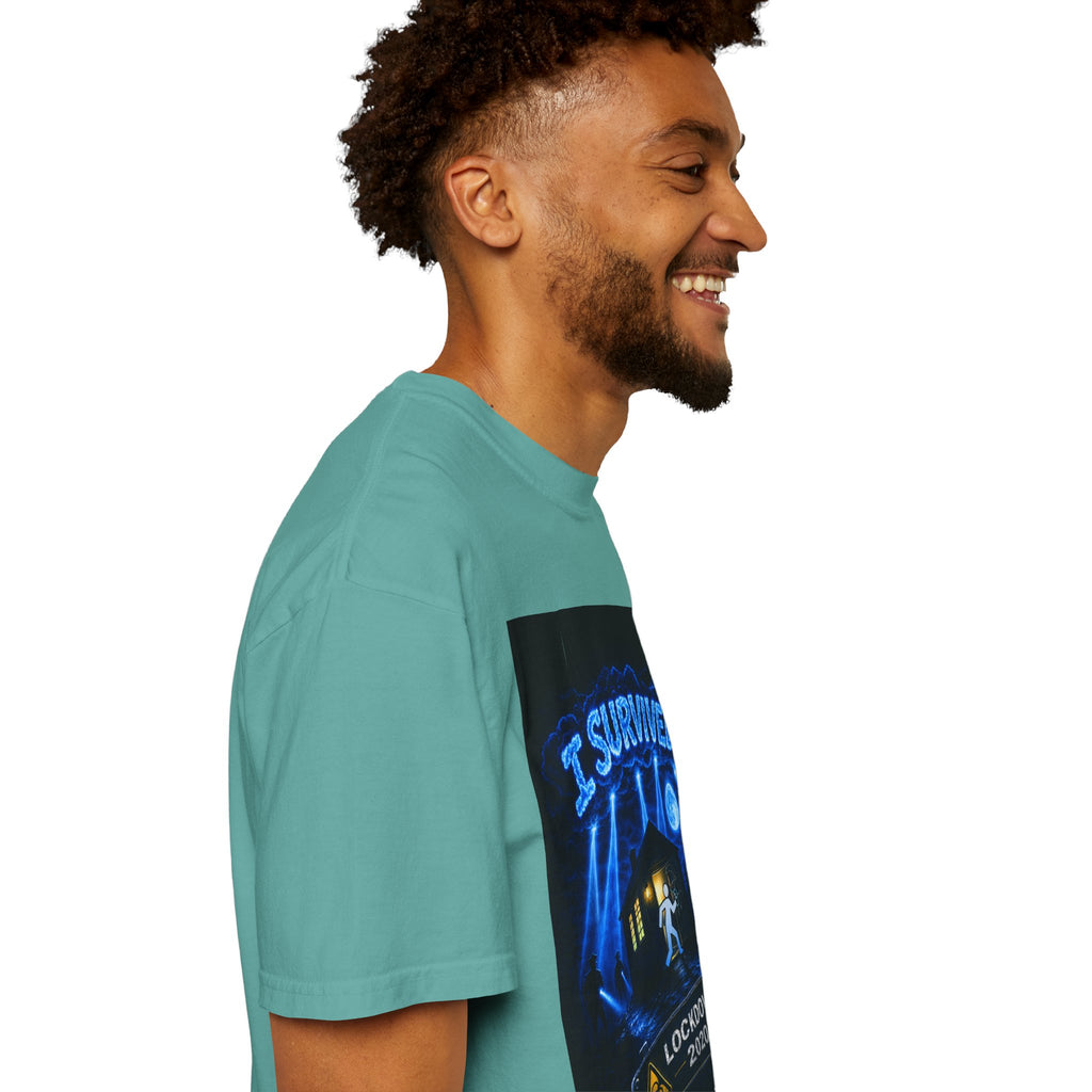 I Survived 2020 — LOCKDOWN S3:E3: "Remote Schooling" Unisex Garment-Dyed T-shirt