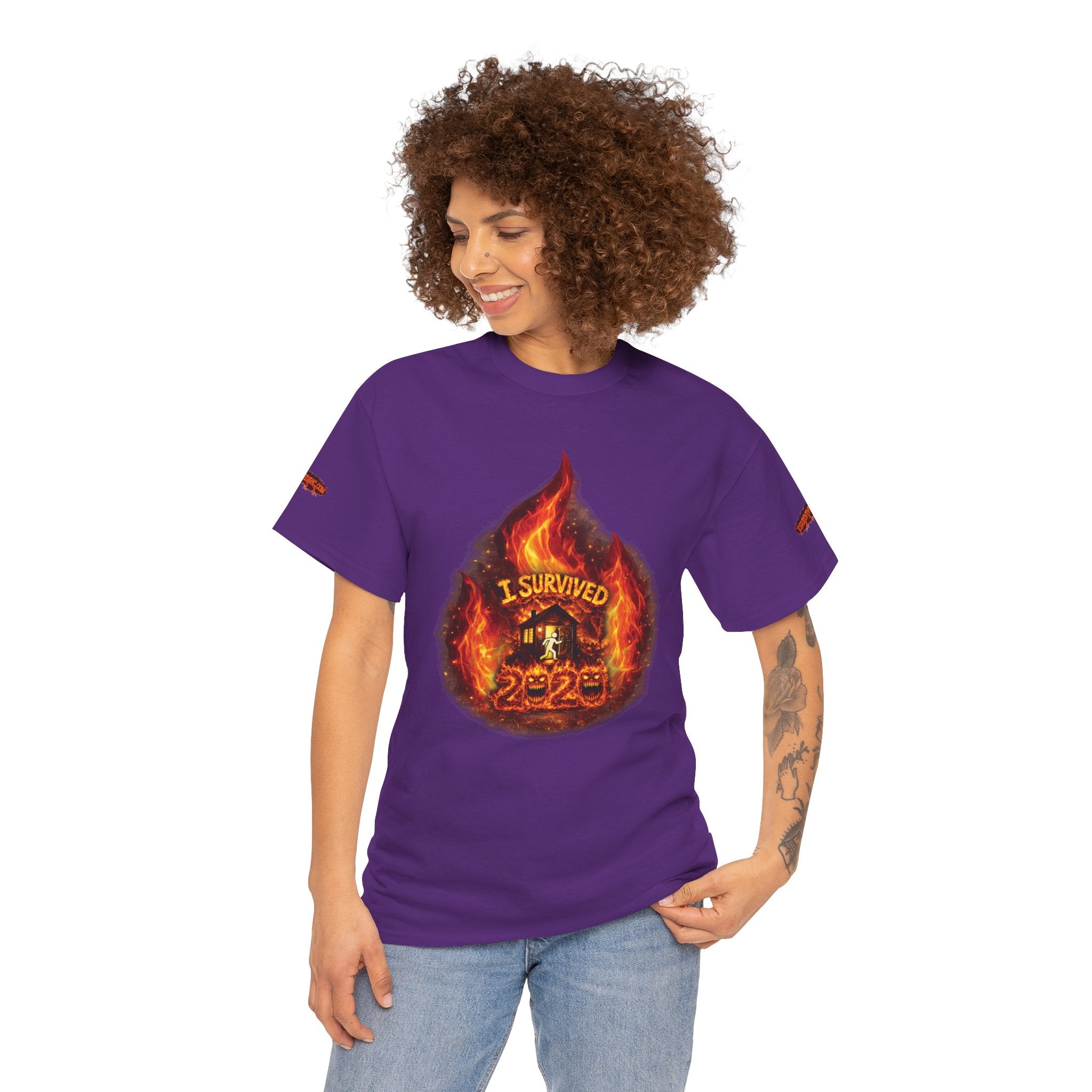 I Survived 2020 — Director's Cut S2:E3 "The California Wildfires" | Wildfire Edition Memorial Unisex Heavy Cotton Tee (SPECIAL EDITION)