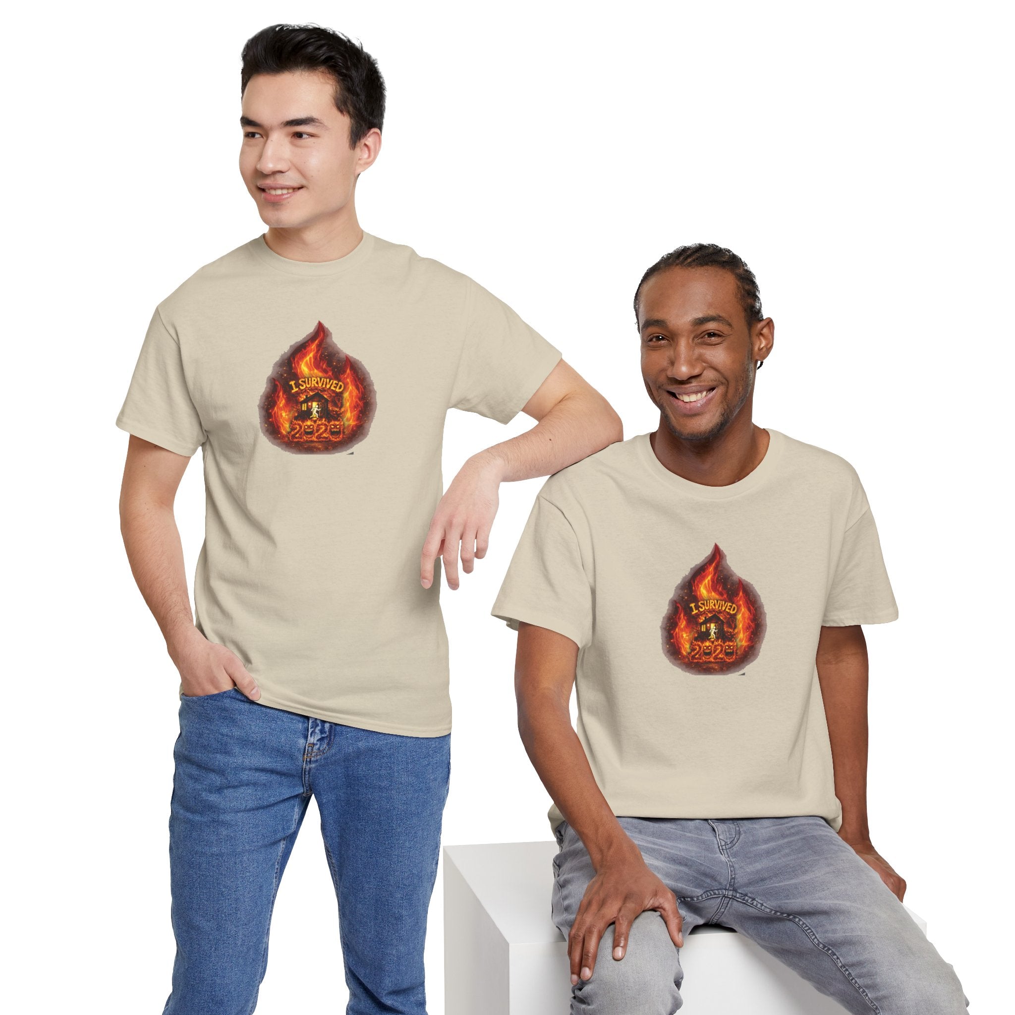 I Survived 2020 — WILDFIRES S2:E1: Director's Cut "Berry Creek" Memorial Unisex Heavy Cotton Tee