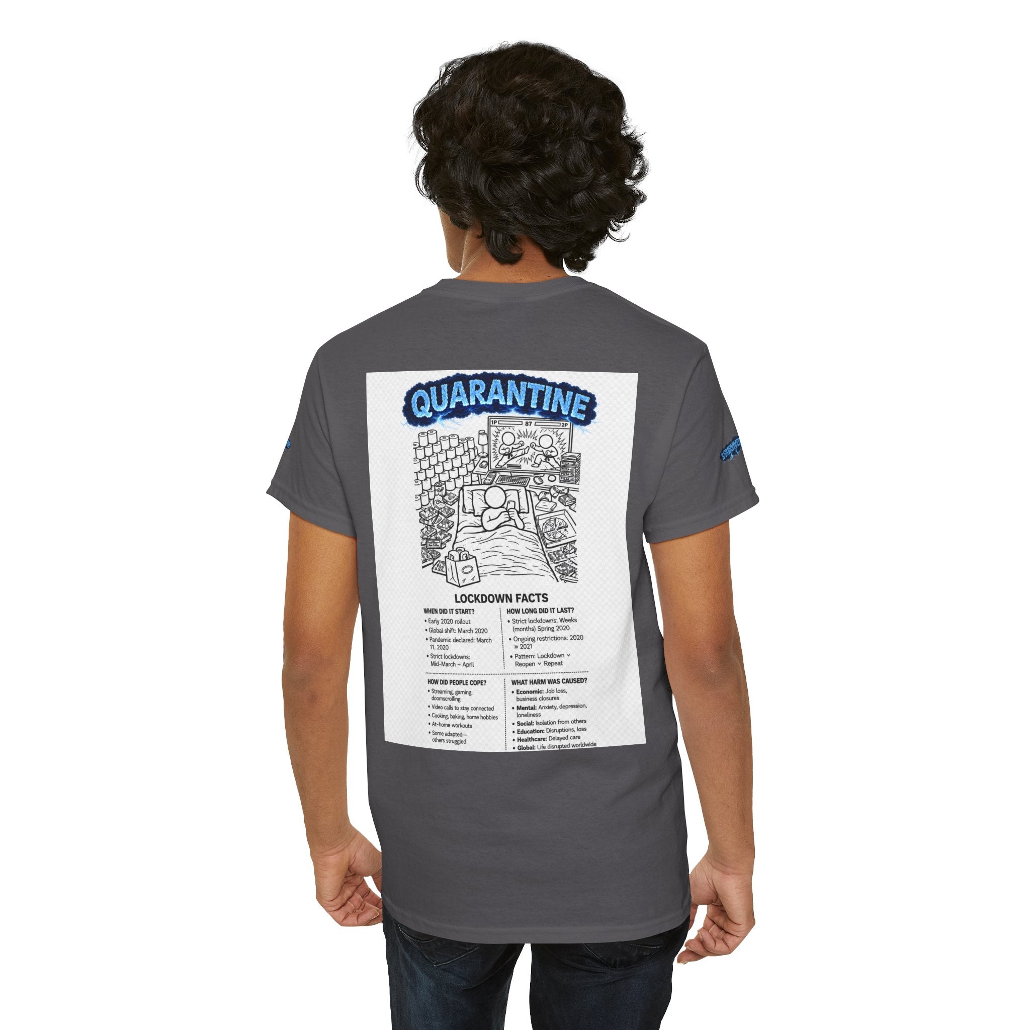 I Survived 2020 — Director's Cut S3:E1 "Quarantine" | Lockdown Edition Documentary Unisex Heavy Cotton Tee (SPECIAL EDITION)