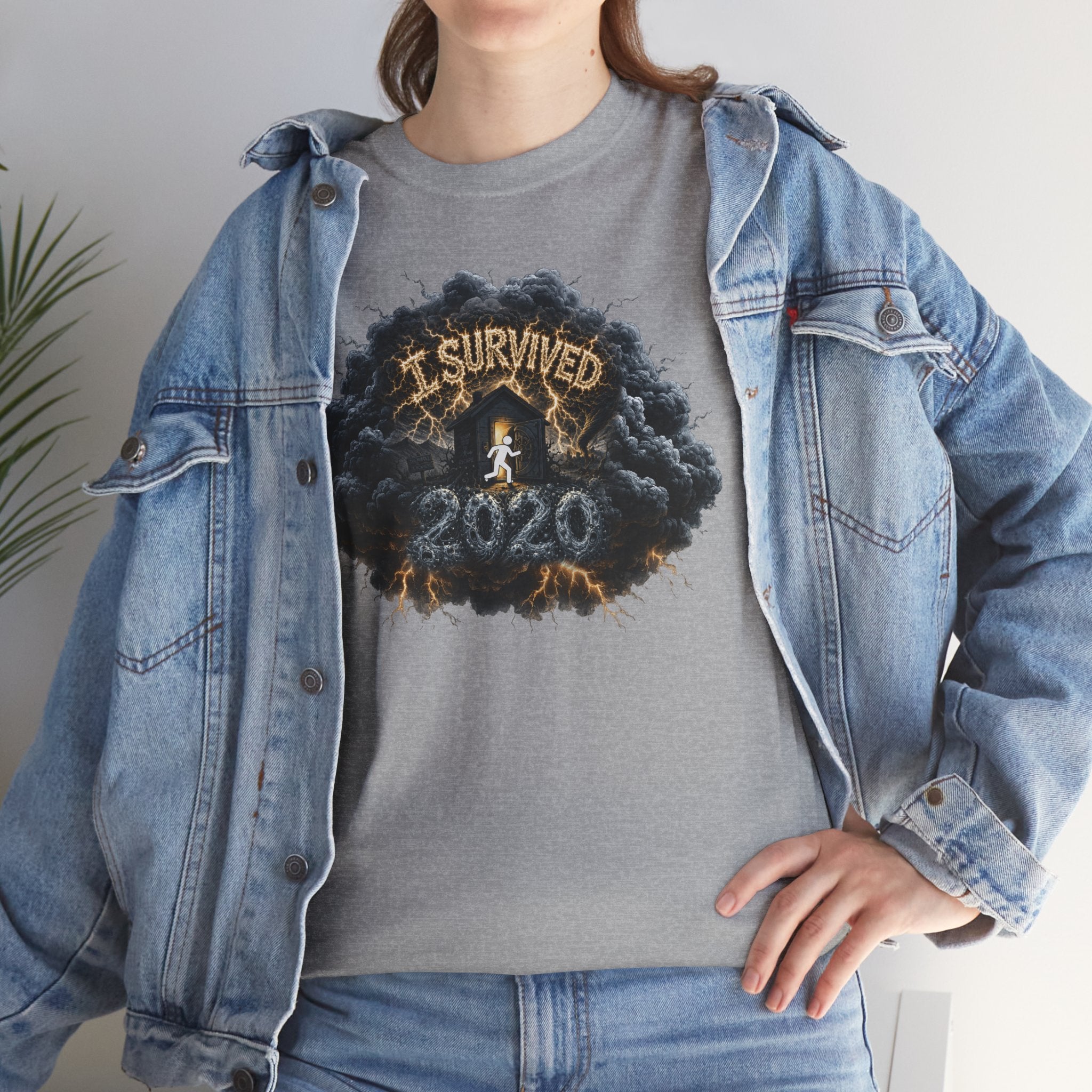 I Survived 2020 — Director's Cut Original Design Teaser Tee | Season 1 Premiere Drop Unisex Heavy Cotton Tee