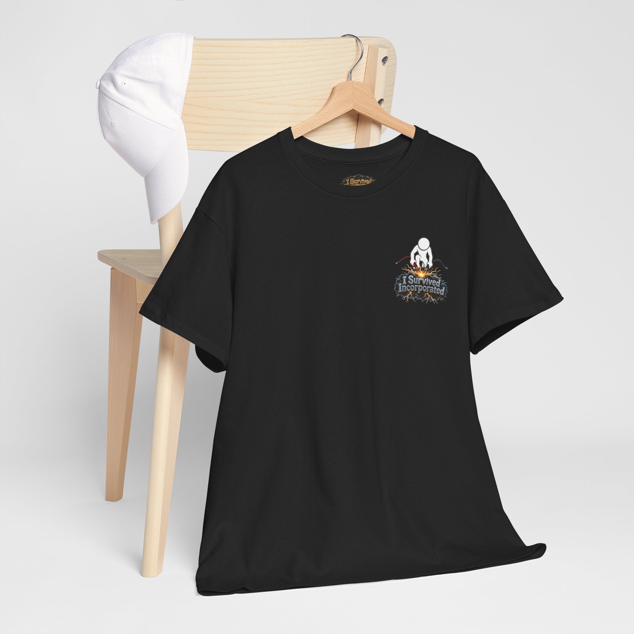 I Survived 2020 — "Please Stand By" Test Pattern Tee Summer Premier Unisex Heavy Cotton Tee