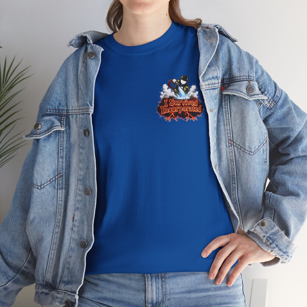 I Survived 2020 — "Please Stand By" Test Pattern Tee Wildfire Signal Edition Summer Premiere Unisex Heavy Cotton Tee