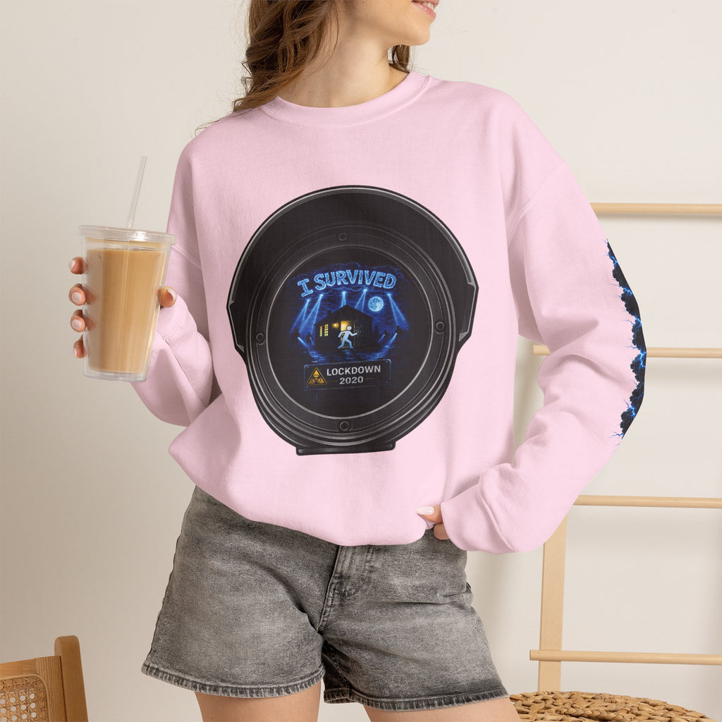 I Survived 2020 — Director's Cut S3:E3 "Remote Schooling" | Lockdown Edition Documentary Unisex Heavy Blend™ Crewneck Sweatshirt