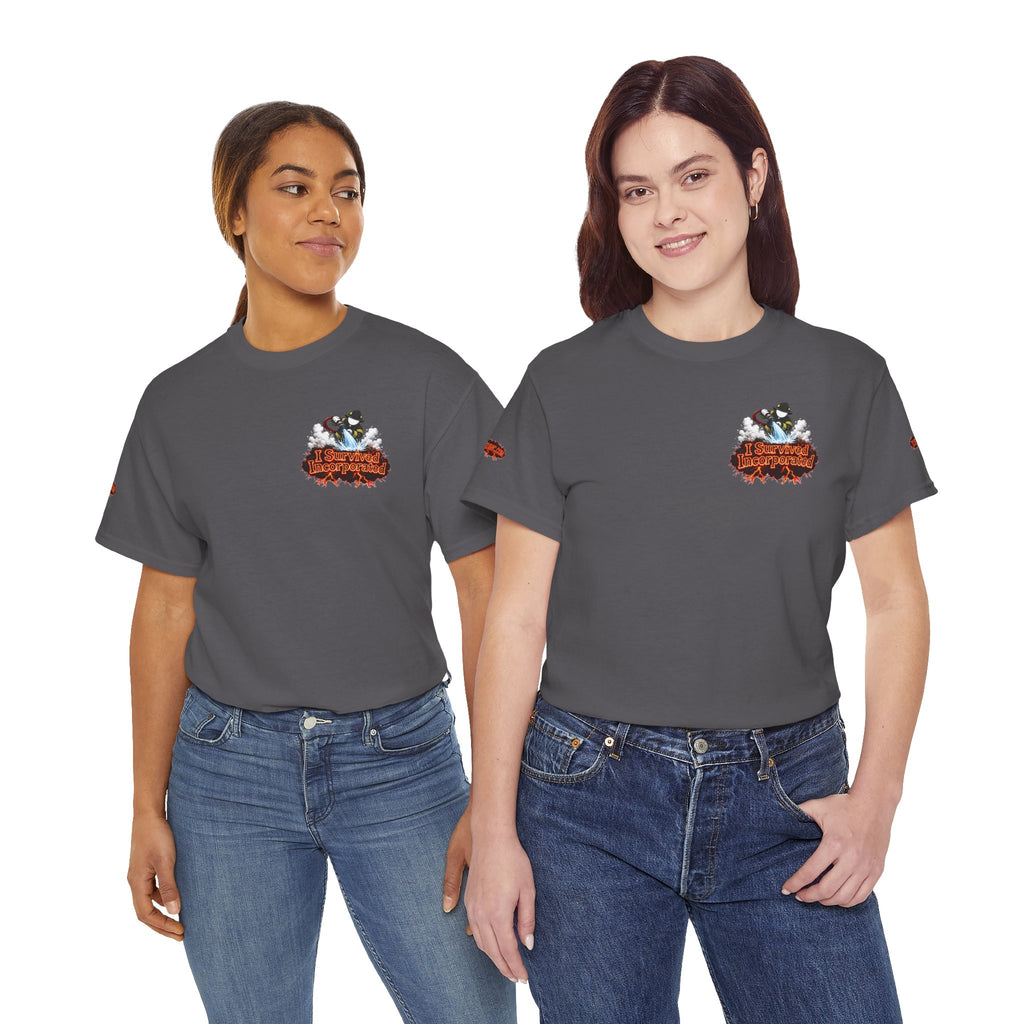 I Survived 2020 — "Please Stand By" Test Pattern Tee Wildfire Signal Special Edition Summer Premiere Unisex Heavy Cotton Tee