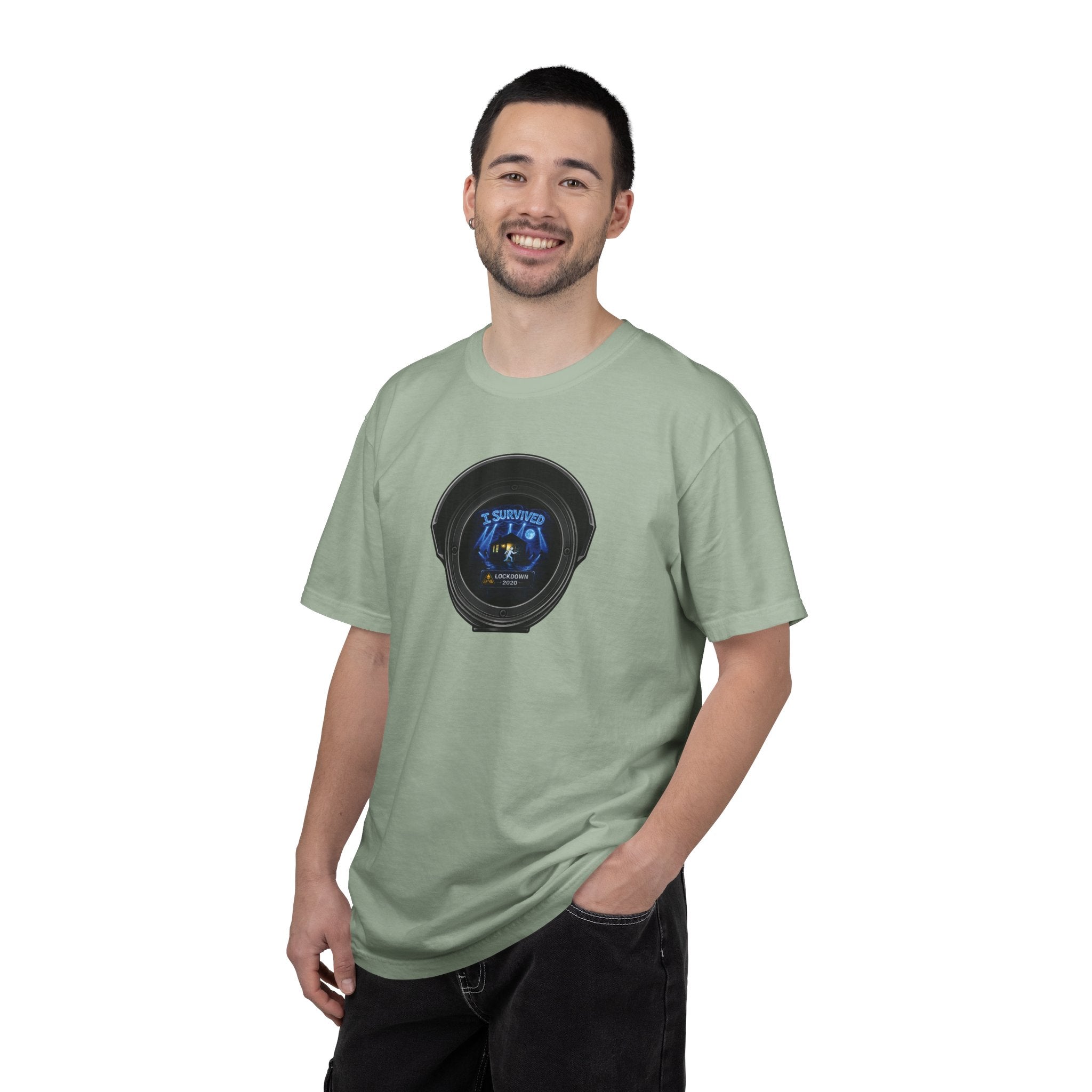 I Survived 2020 —  LOCKDOWN S3:E1: Director's Cut "Quarantine" Unisex Garment-Dyed T-shirt
