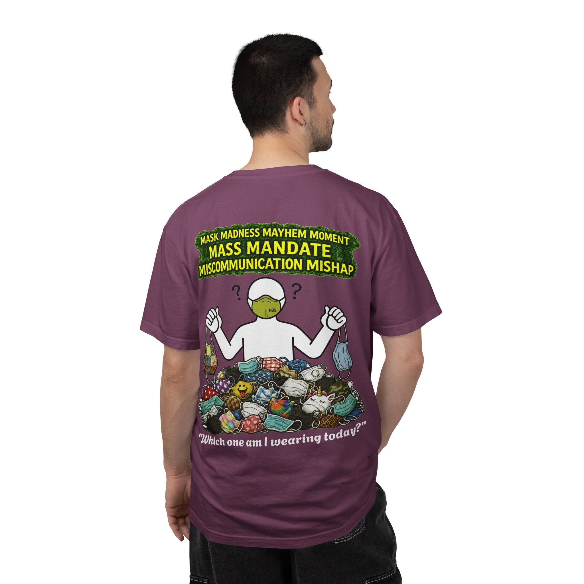 I Survived 2020 — PANDEMIC S1:E4: "Mask Madness" Unisex Garment-Dyed T-shirt